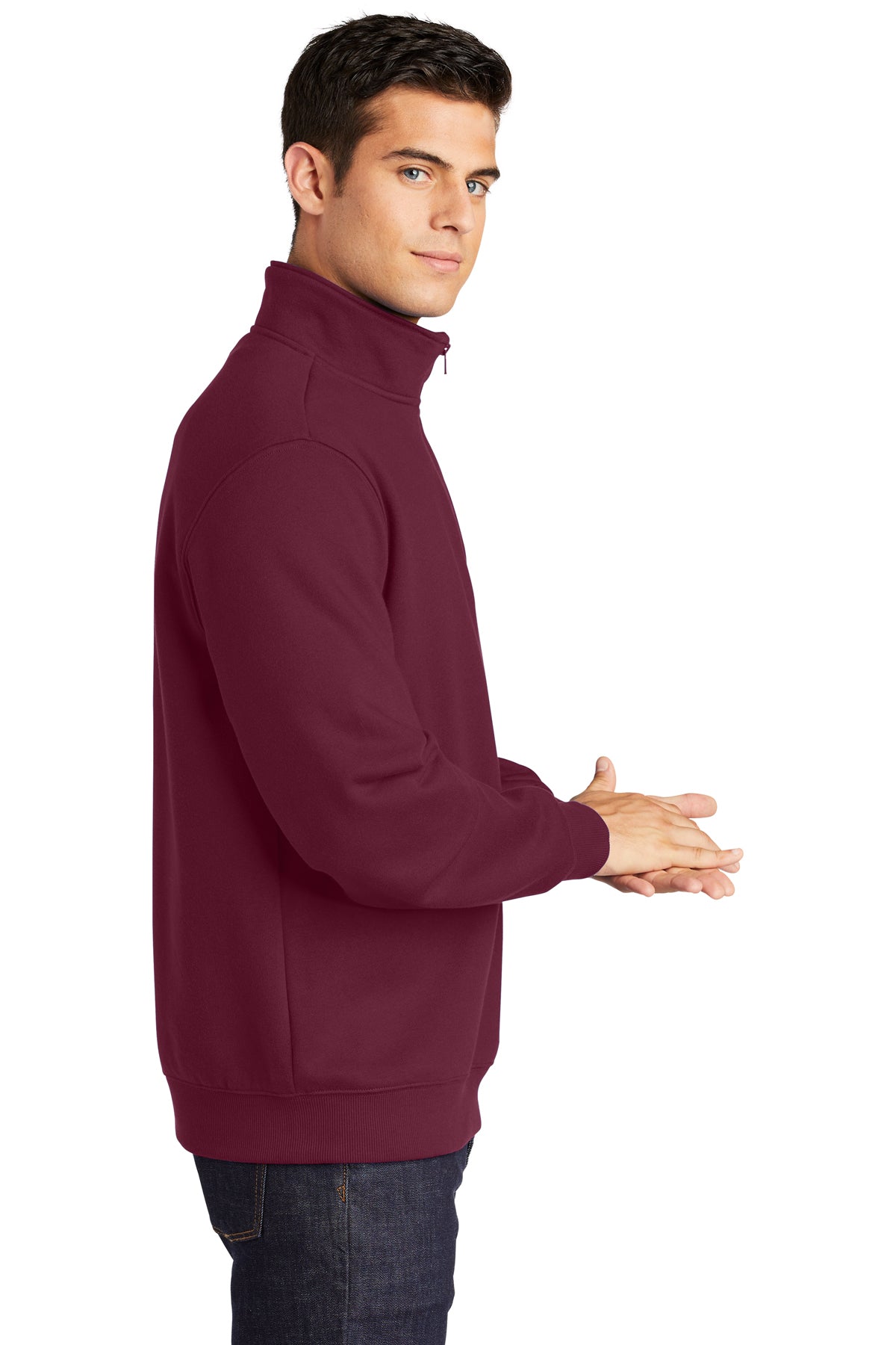 sport-tek_st253 _maroon_company_logo_sweatshirts