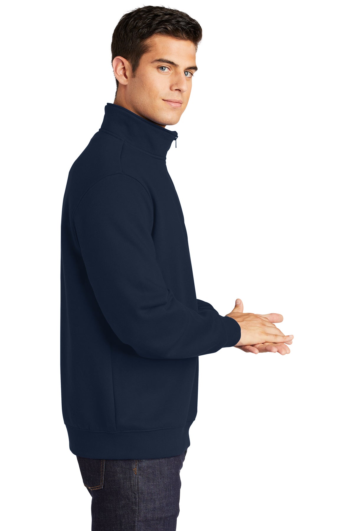 sport-tek_st253 _true navy_company_logo_sweatshirts