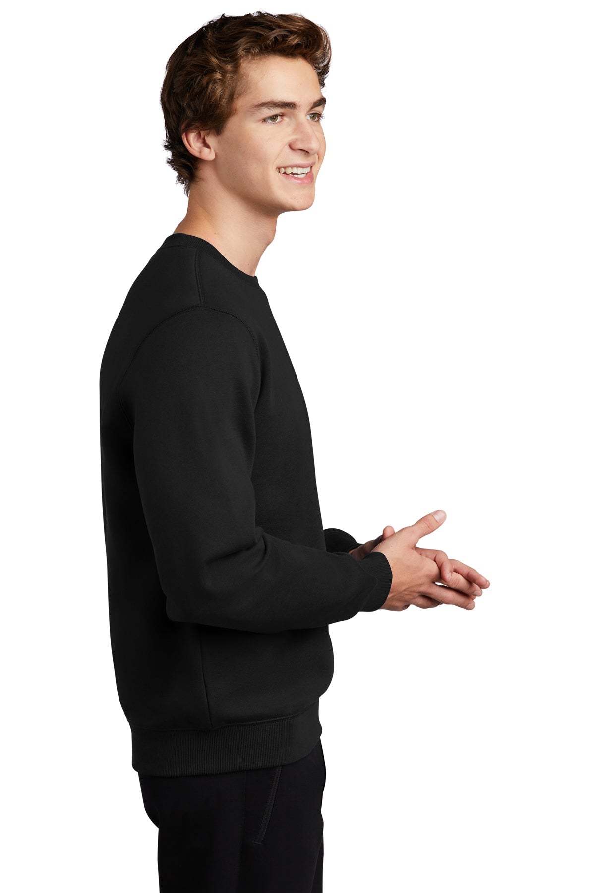 sport-tek_st266 _black_company_logo_sweatshirts
