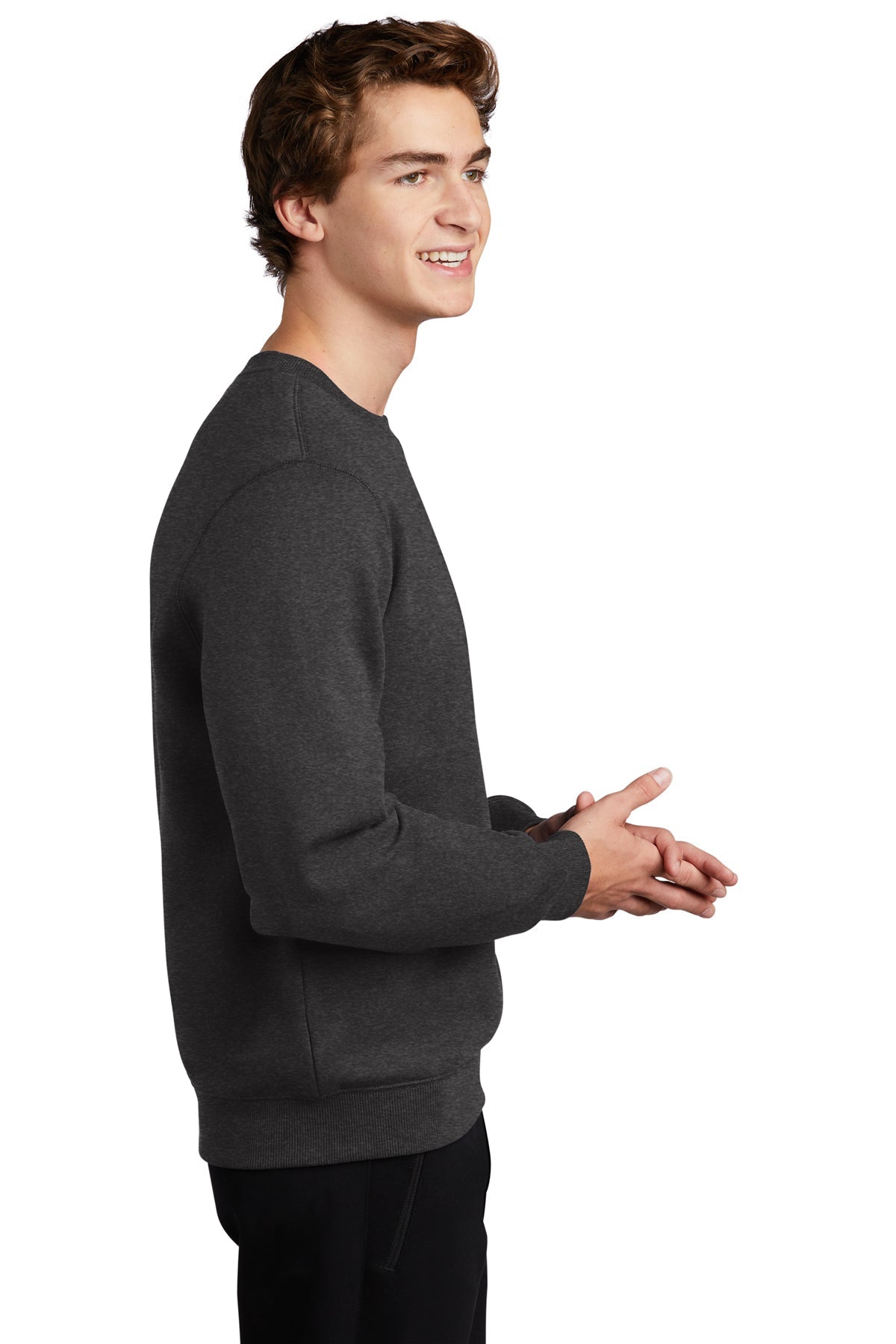 sport-tek_st266 _graphite heather_company_logo_sweatshirts