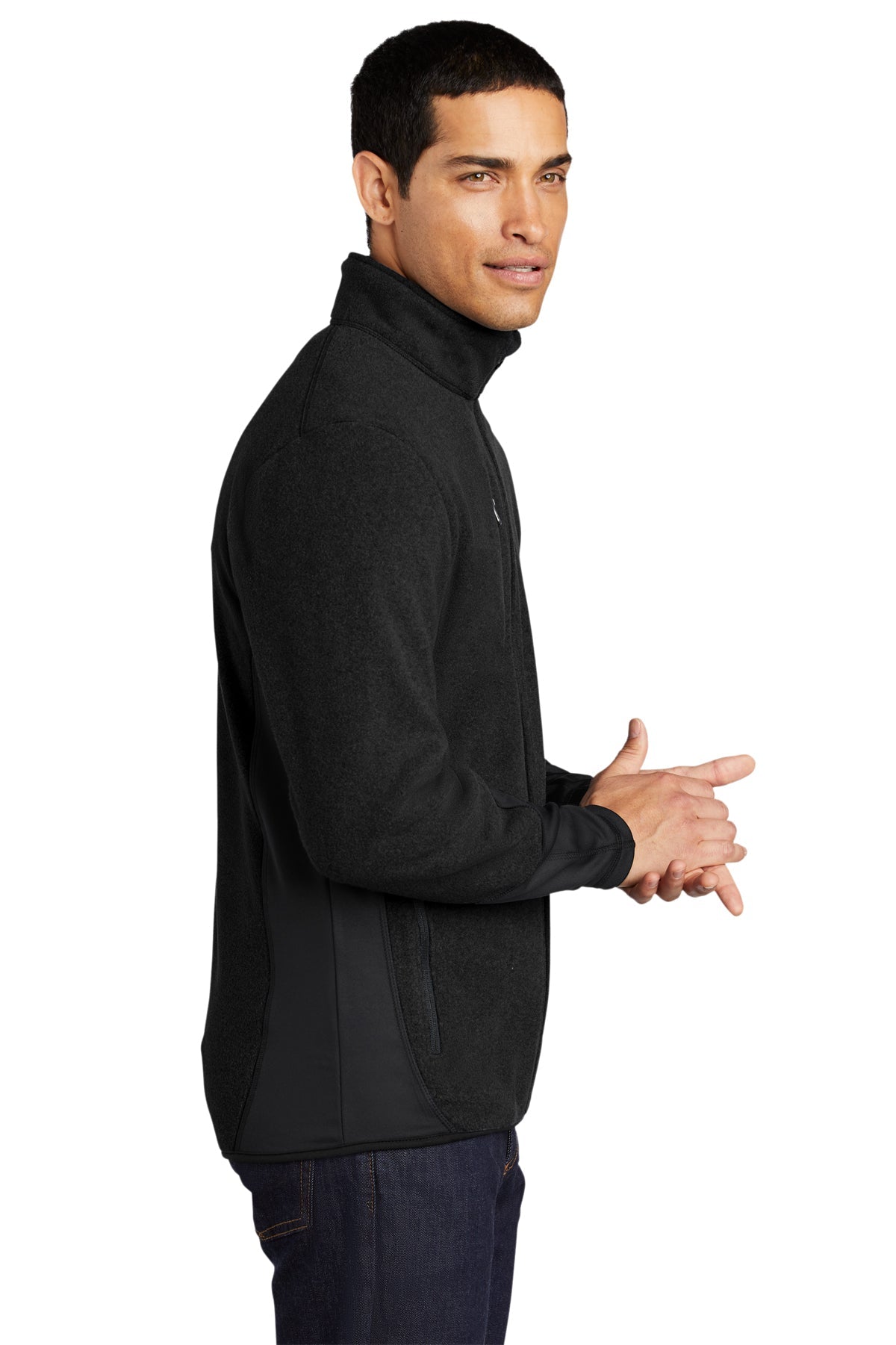 port authority_f227 _black/ black_company_logo_jackets
