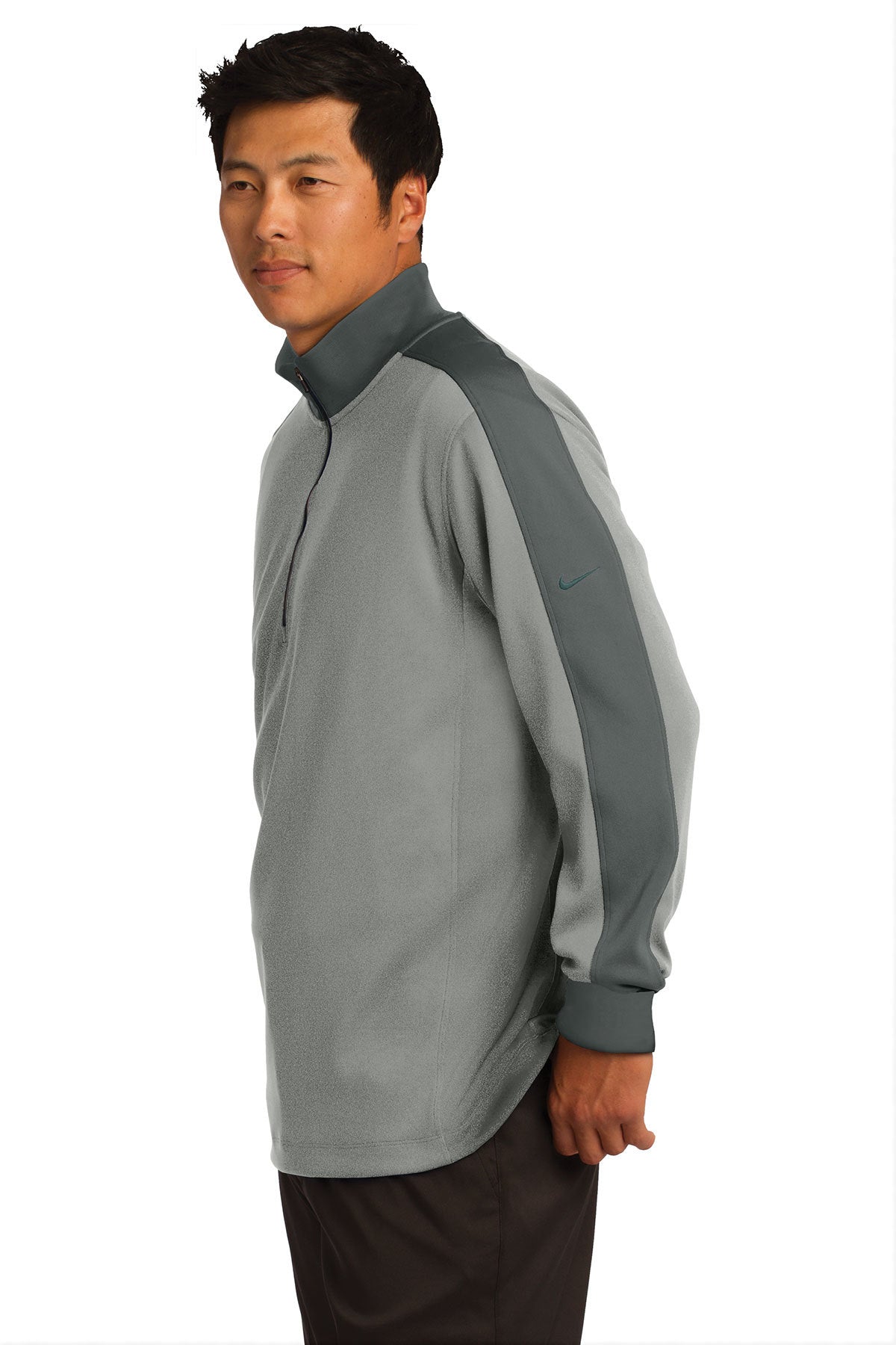 Nike Dri-FIT Custom Quarter Zip Cover-Ups, Athletic Grey Heather