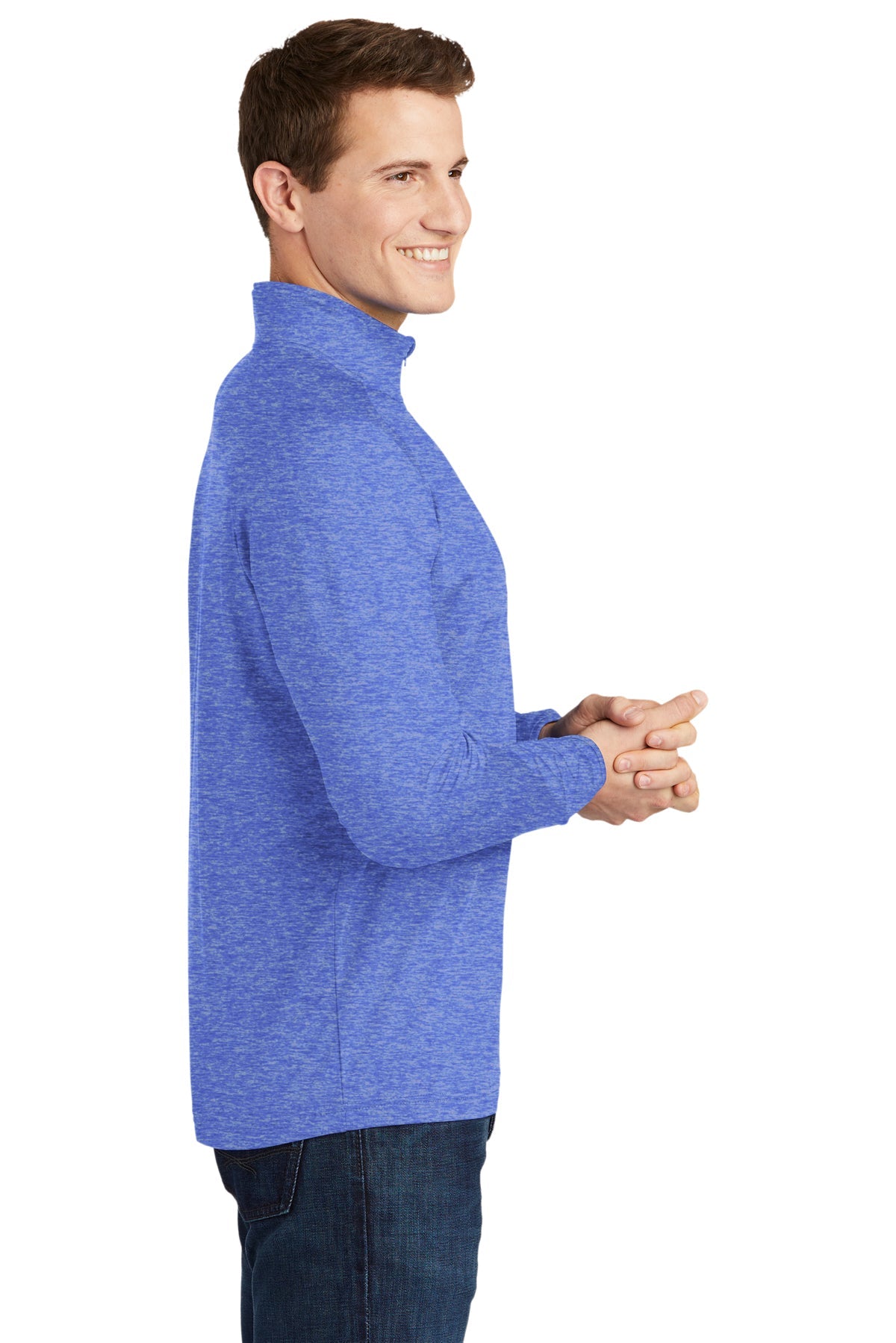 sport-tek_tst850 _true royal heather_company_logo_sweatshirts