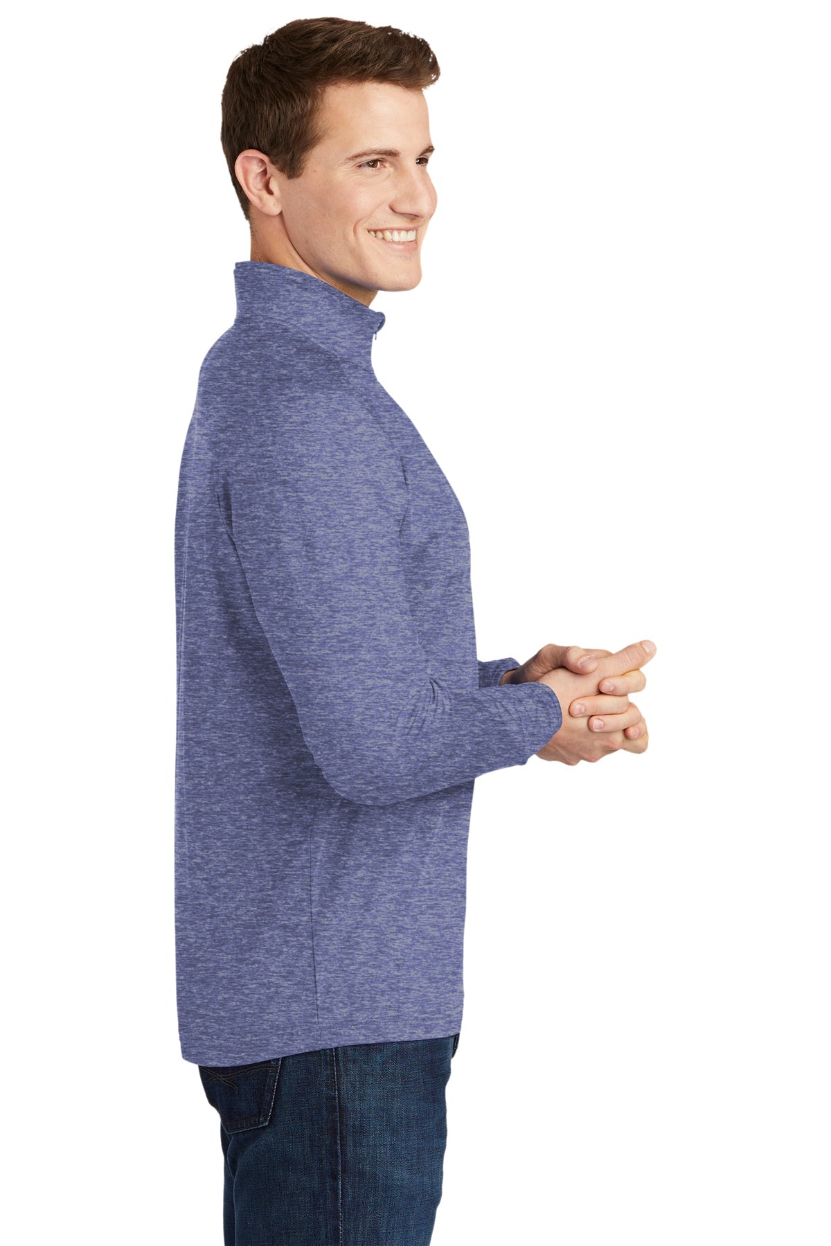 sport-tek_tst850 _true navy heather_company_logo_sweatshirts