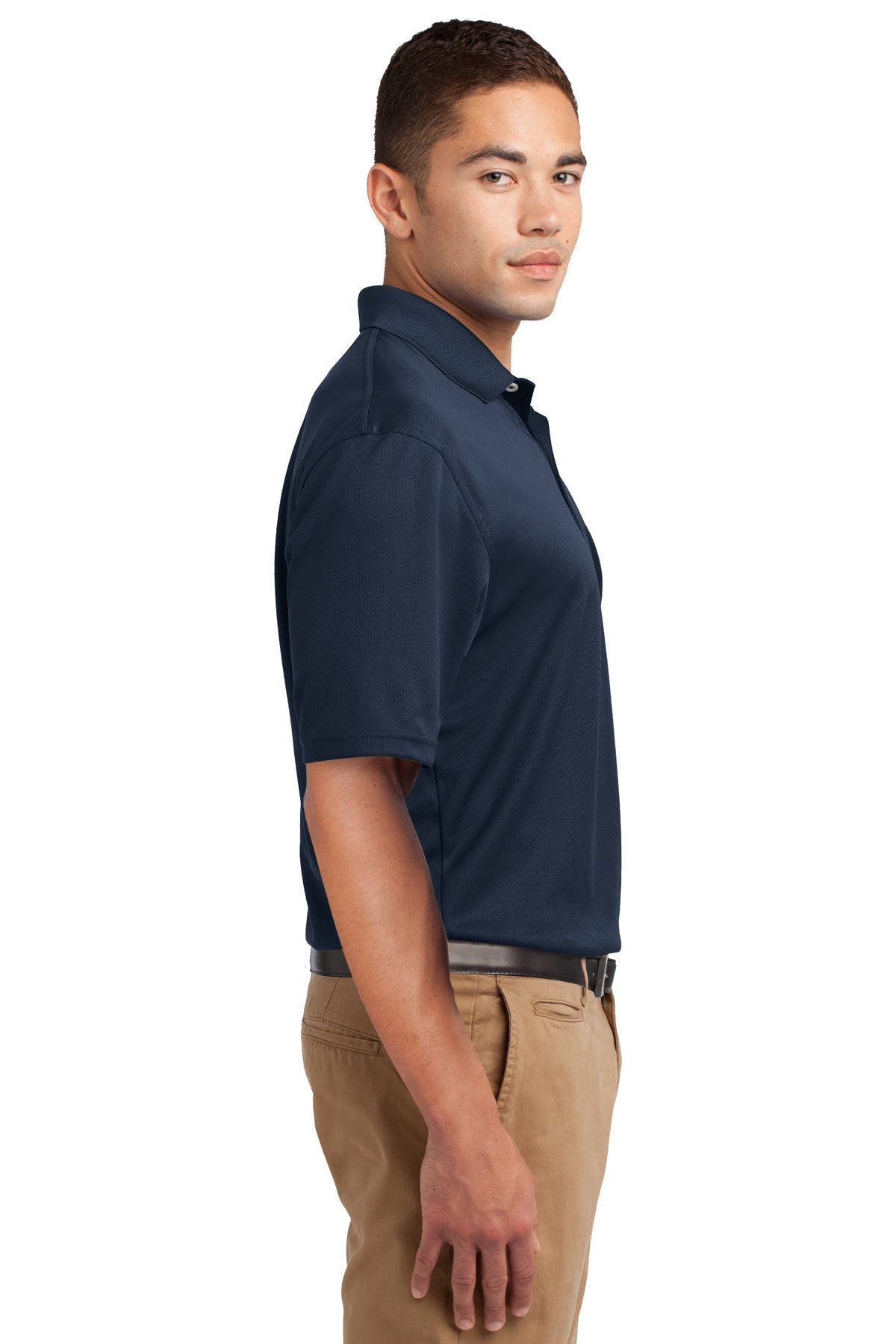 Sport-Tek Tall Dri-Mesh Custom Polos, Navy