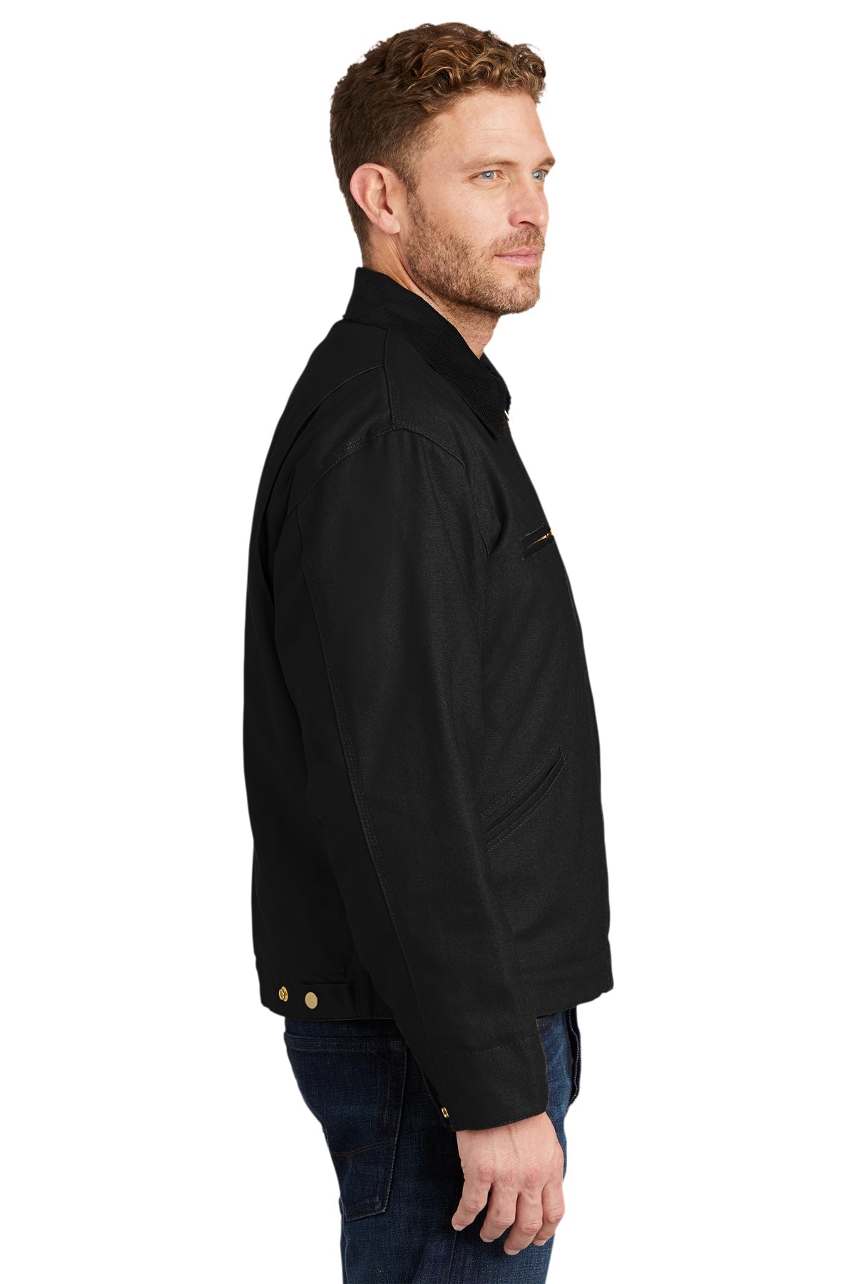 CornerStone Tall Duck Cloth Work Jacket, Black