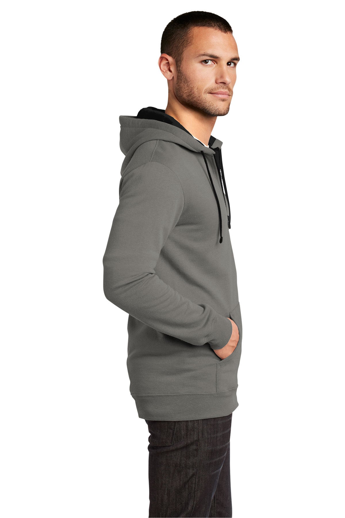 district_dt800 _grey_company_logo_sweatshirts