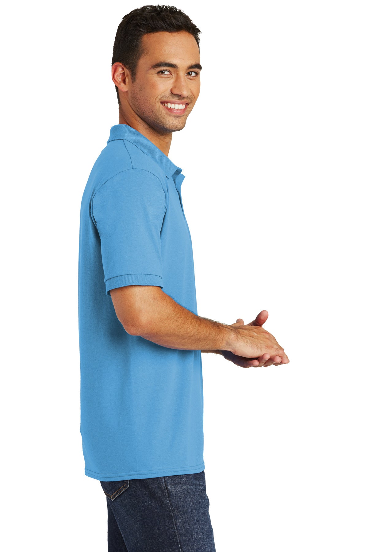 port & company_kp55 _aquatic blue_company_logo_polos