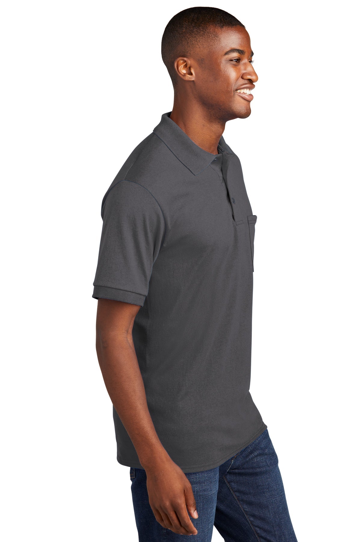 port & company_kp55p _charcoal_company_logo_polos