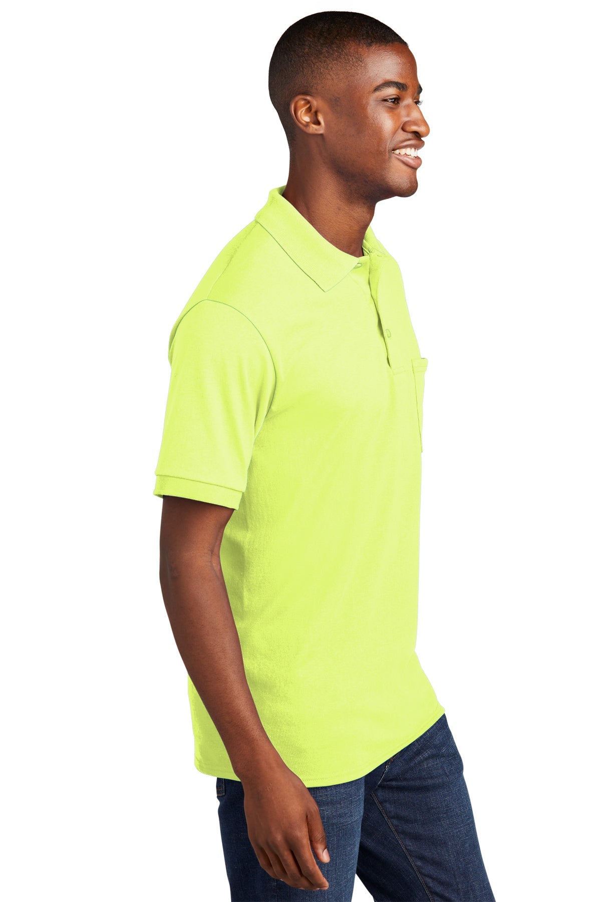 port & company_kp55p _safety green_company_logo_polos