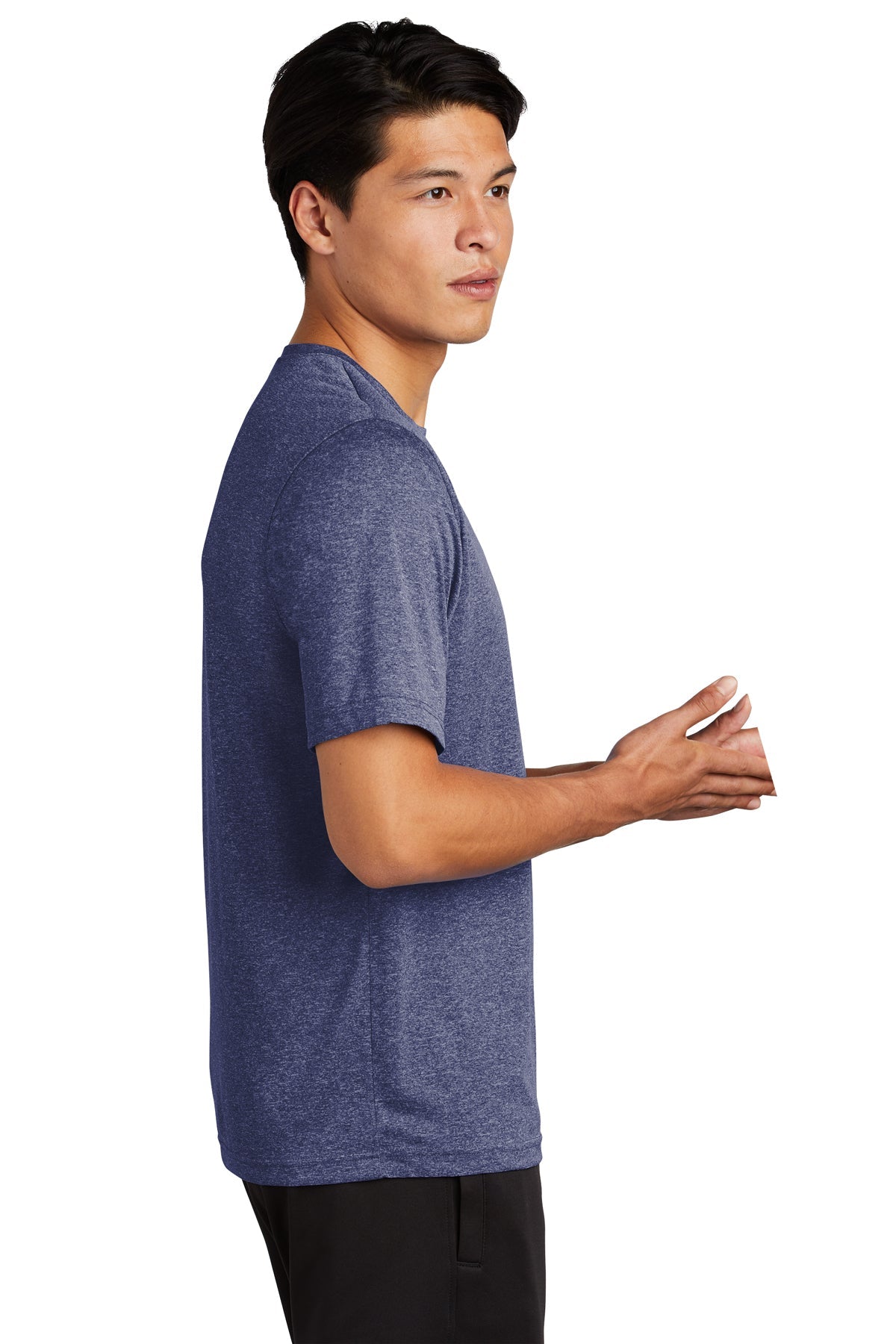 Sport-Tek Tall Heather Contender Customized Tee's, True Navy Heather