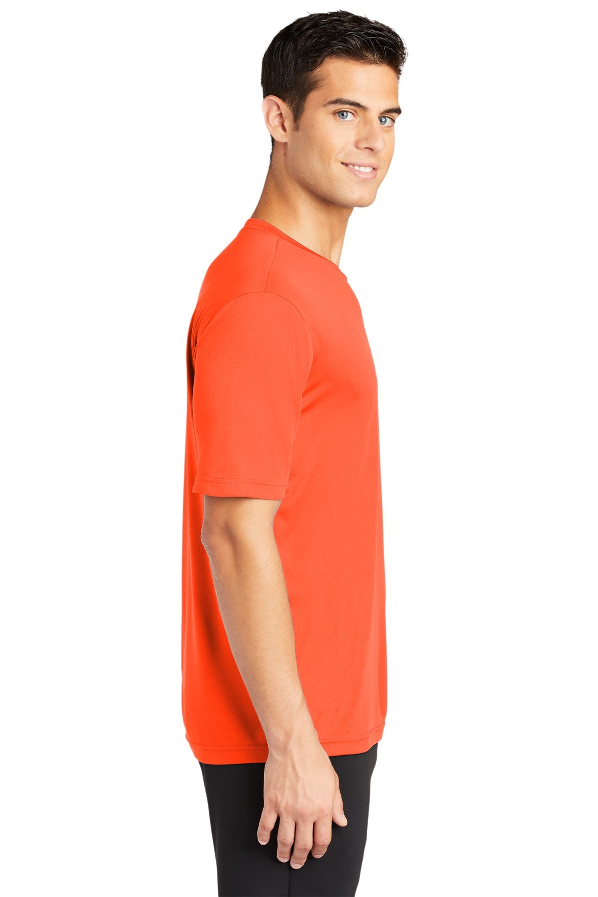 Sport-Tek Tall PosiCharge Customized Competitor Tee's, Neon Orange