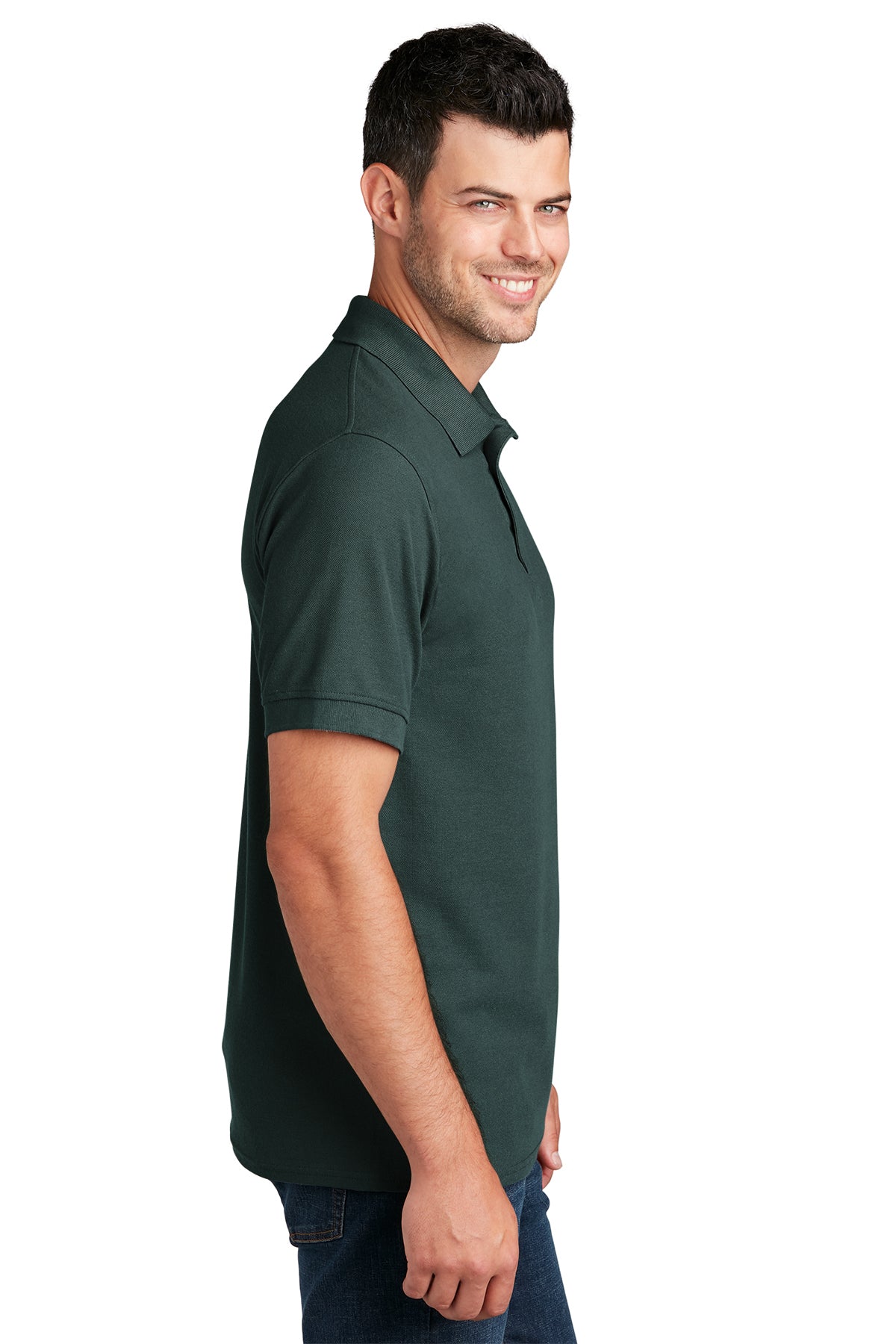 port & company_kp155 _dark green_company_logo_polos