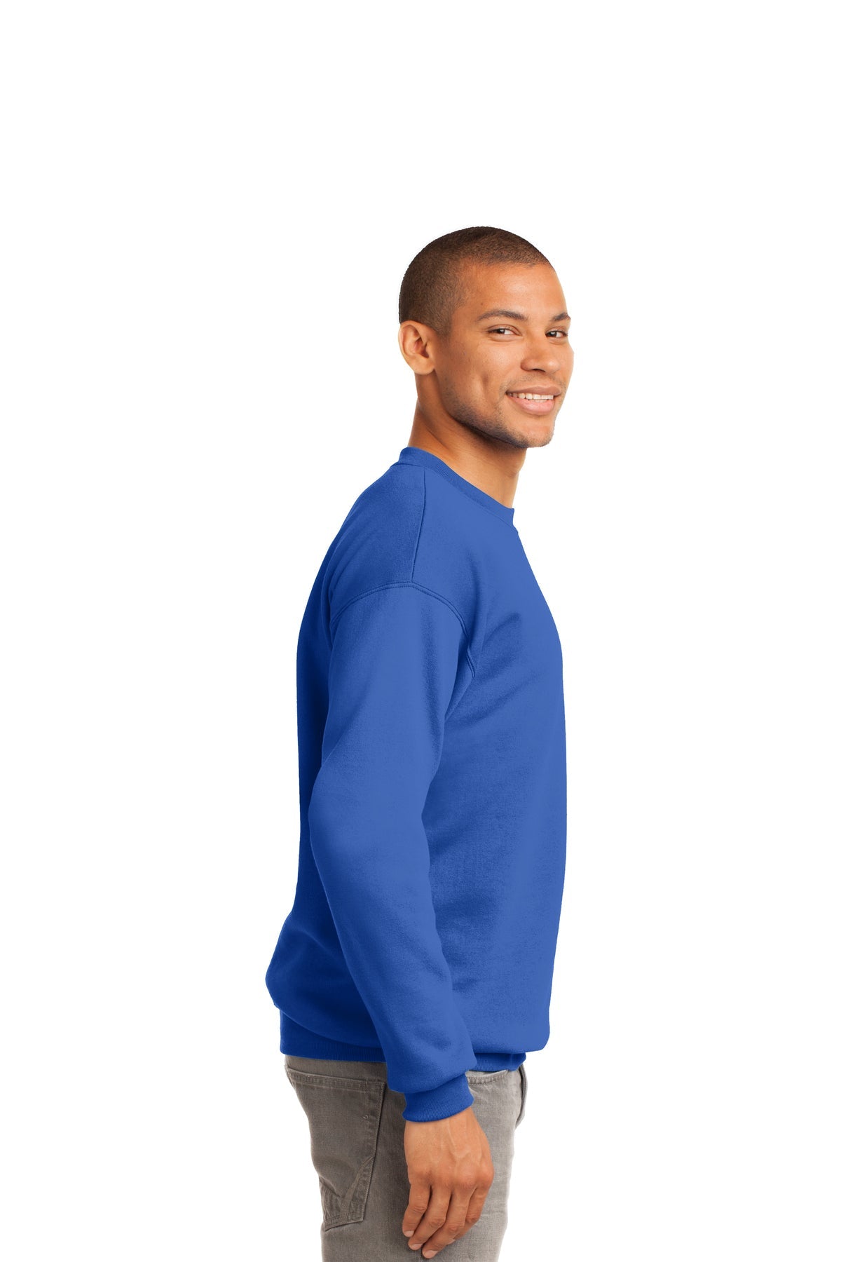 port & company_pc90t _royal_company_logo_sweatshirts
