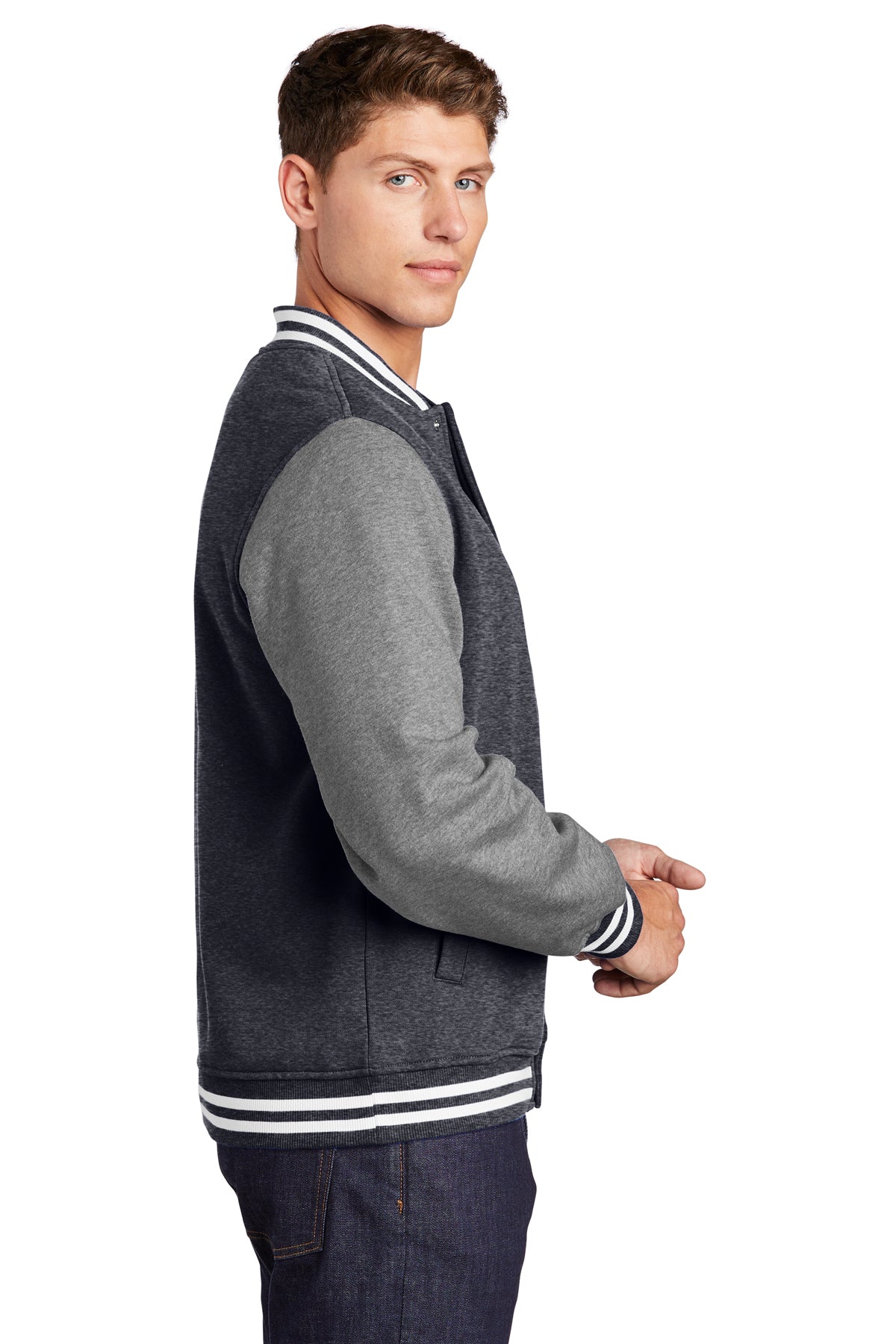 sport-tek_st270 _graphite heather/ vintage heather_company_logo_sweatshirts