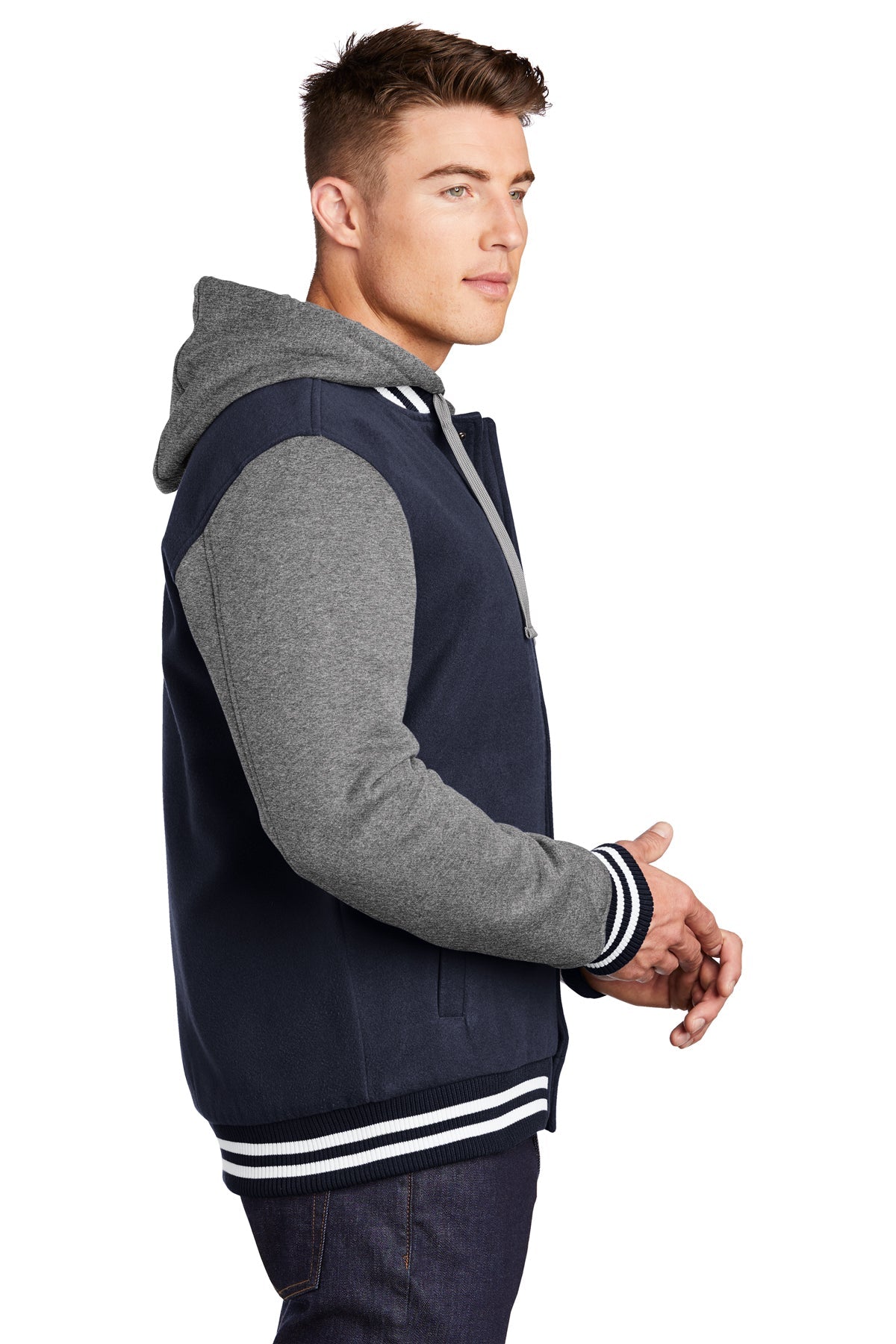 sport-tek_jst82 _true navy/ vintage heather_company_logo_jackets