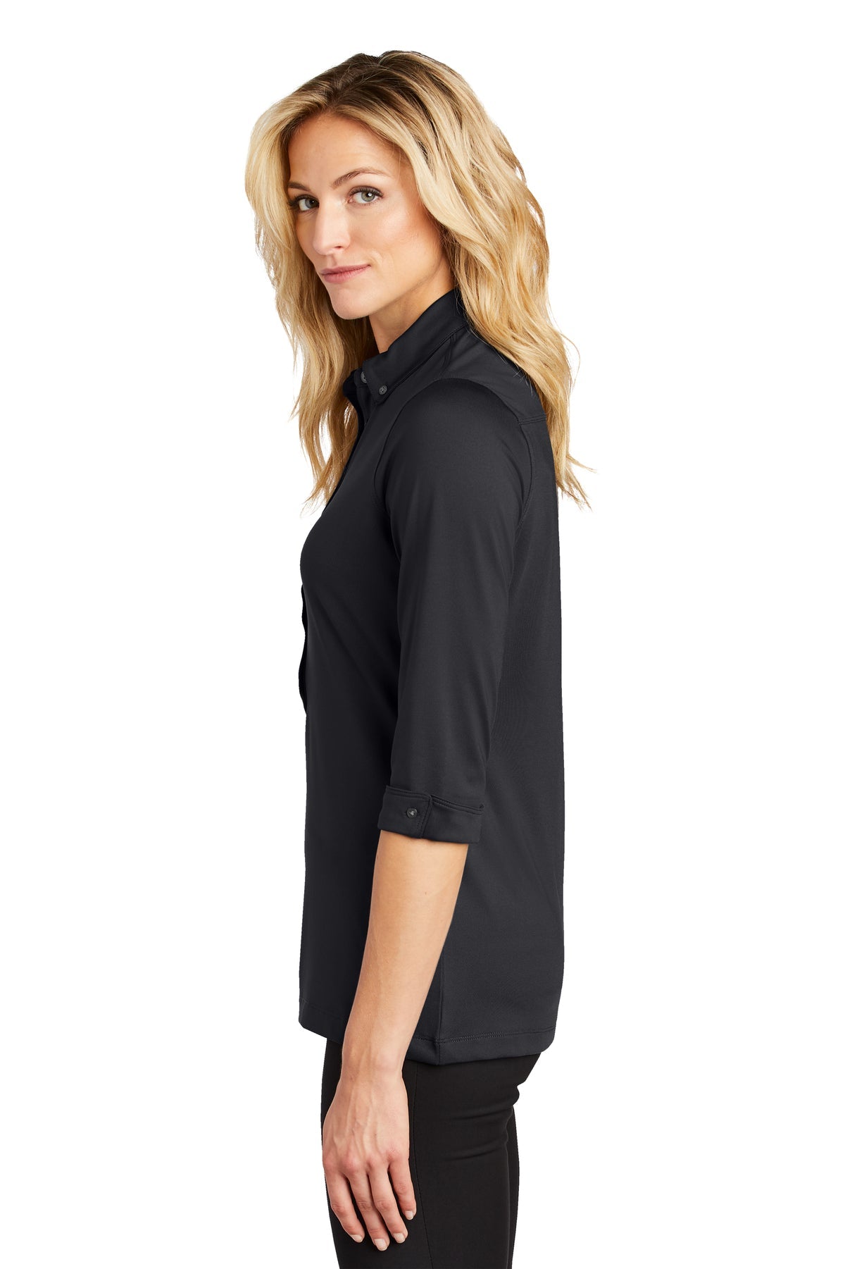 OGIO Ladies Gauge Customized Polos, Blacktop [OneTouch]
