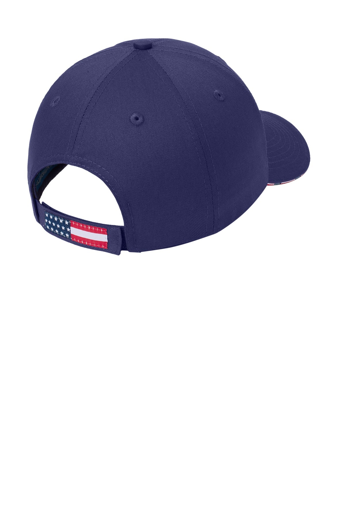 Port Authority Americana Flag Customized Sandwich Caps, Blue Crush