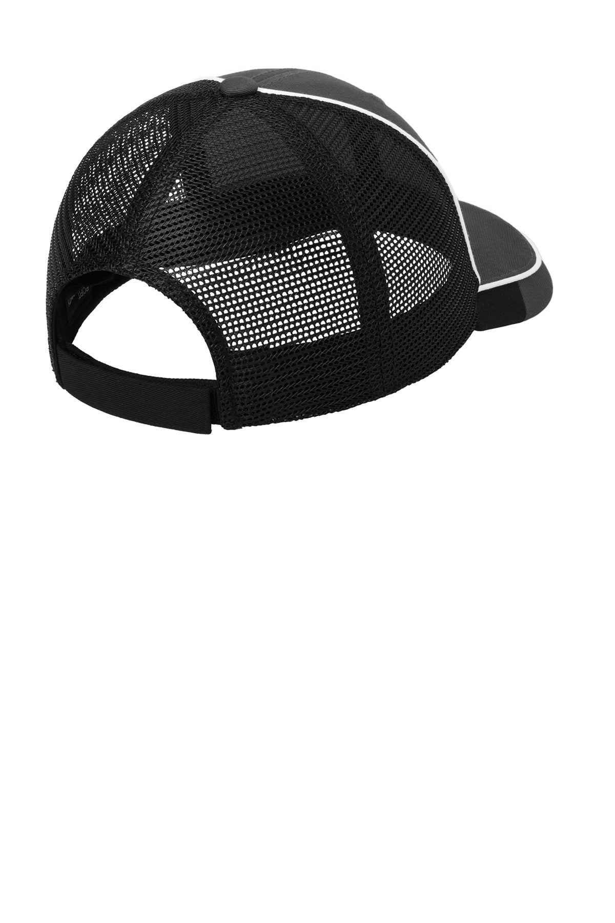 Port Authority Colorblock Mesh Back Branded Caps, Magnet Grey/ White/ Black