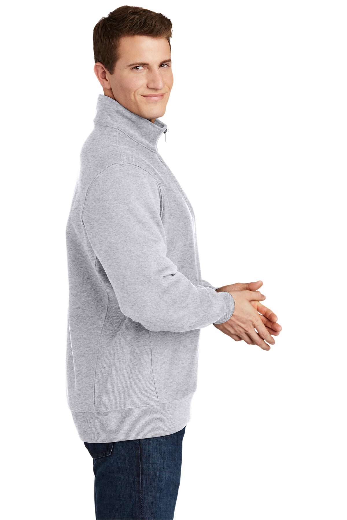 sport-tek_st283 _athletic heather_company_logo_sweatshirts