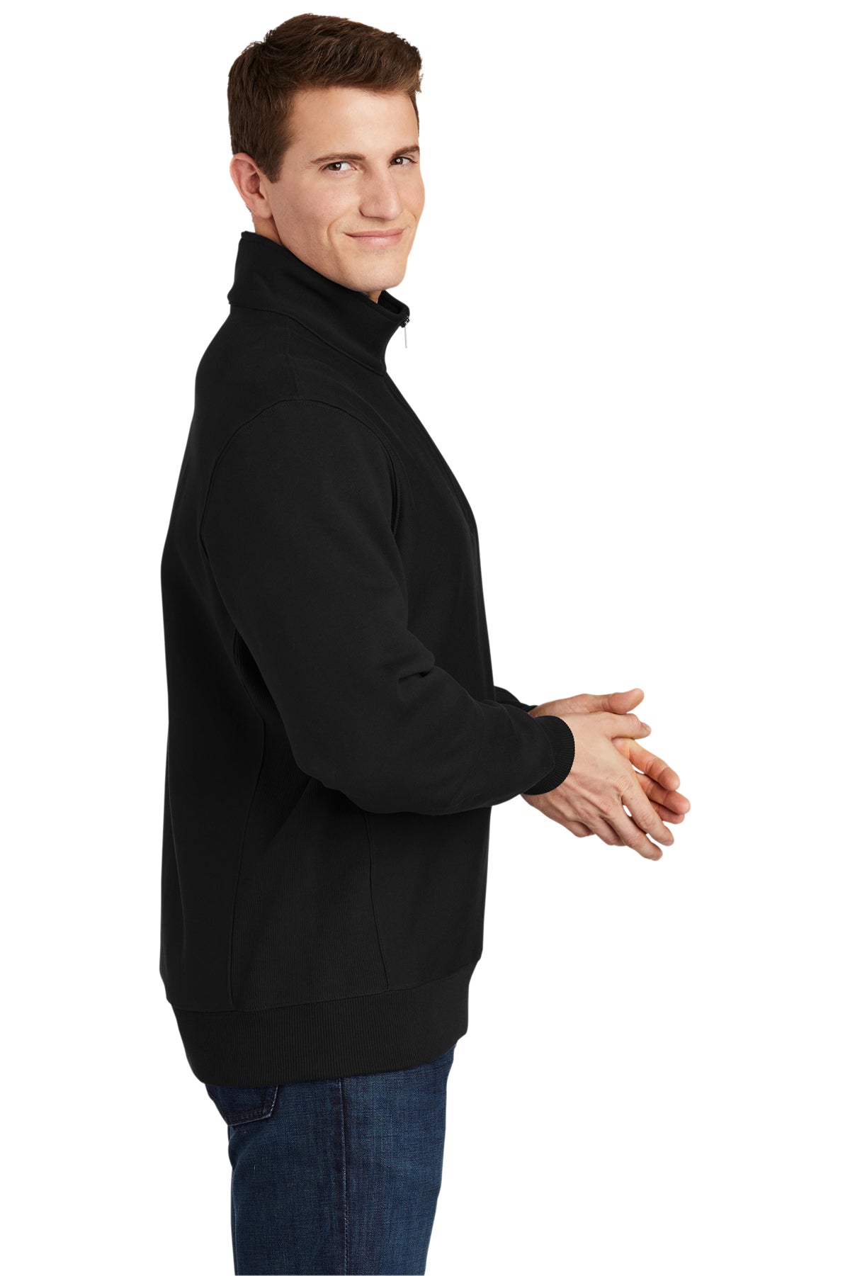 sport-tek_st283 _black_company_logo_sweatshirts