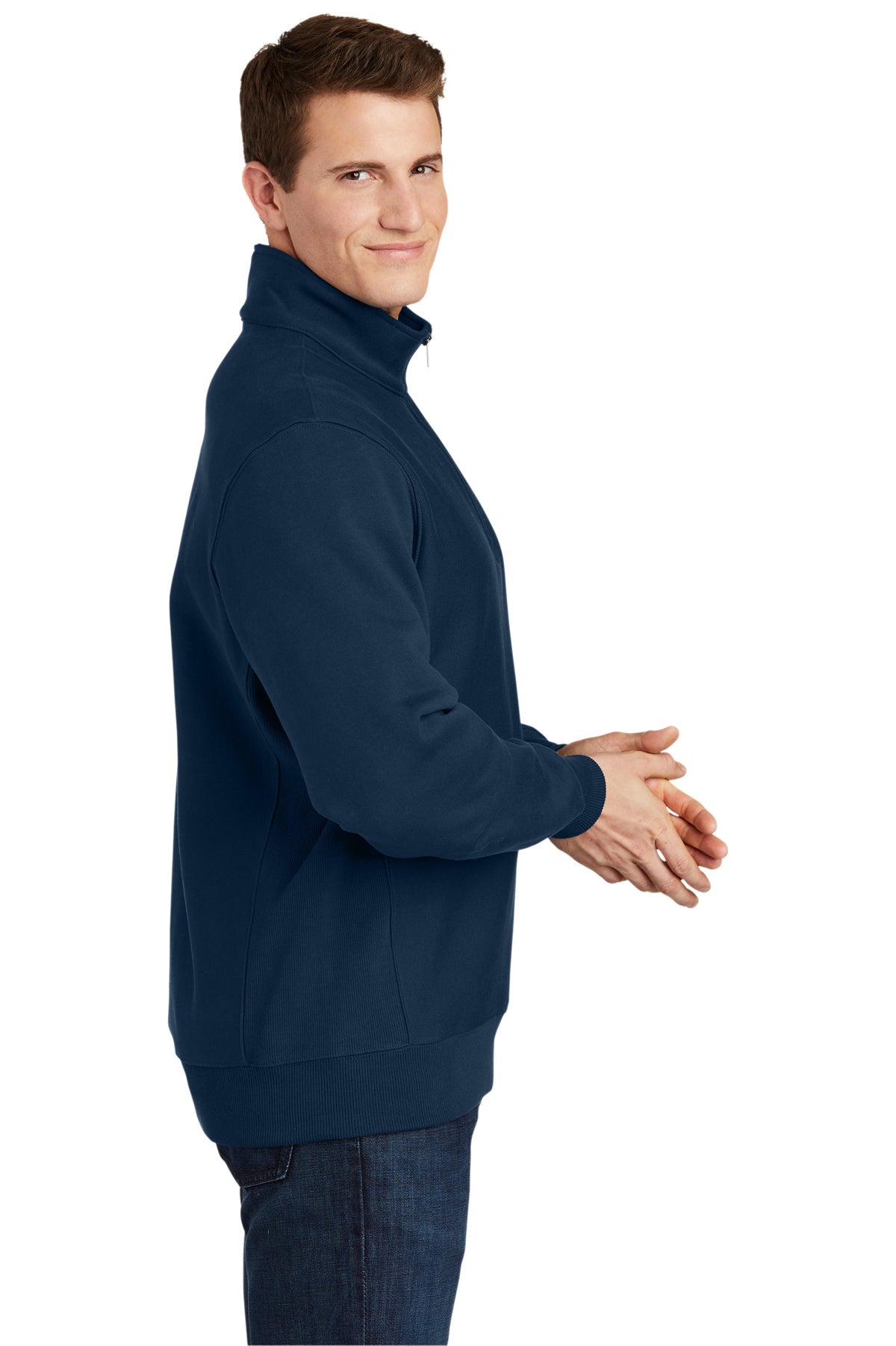 sport-tek_st283 _true navy_company_logo_sweatshirts