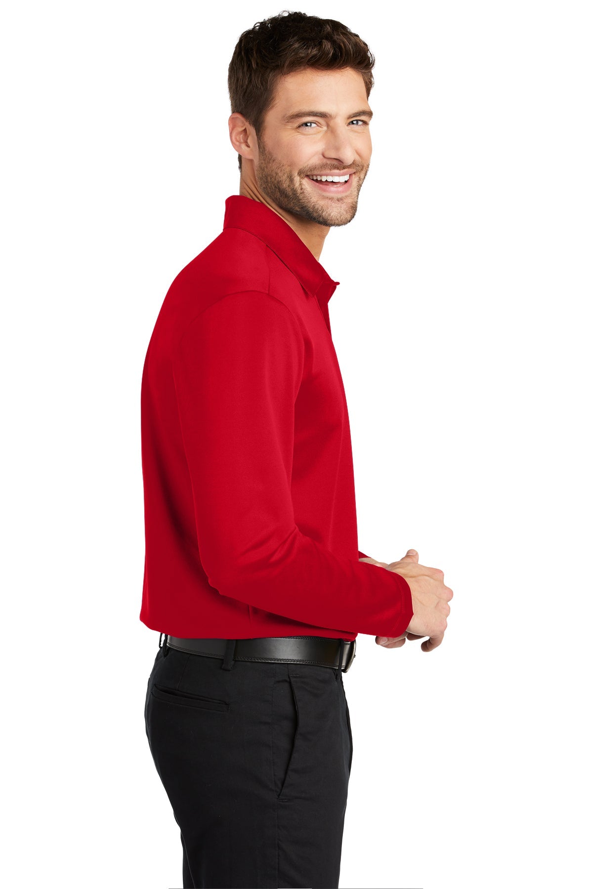 port authority_k540ls _red_company_logo_polos