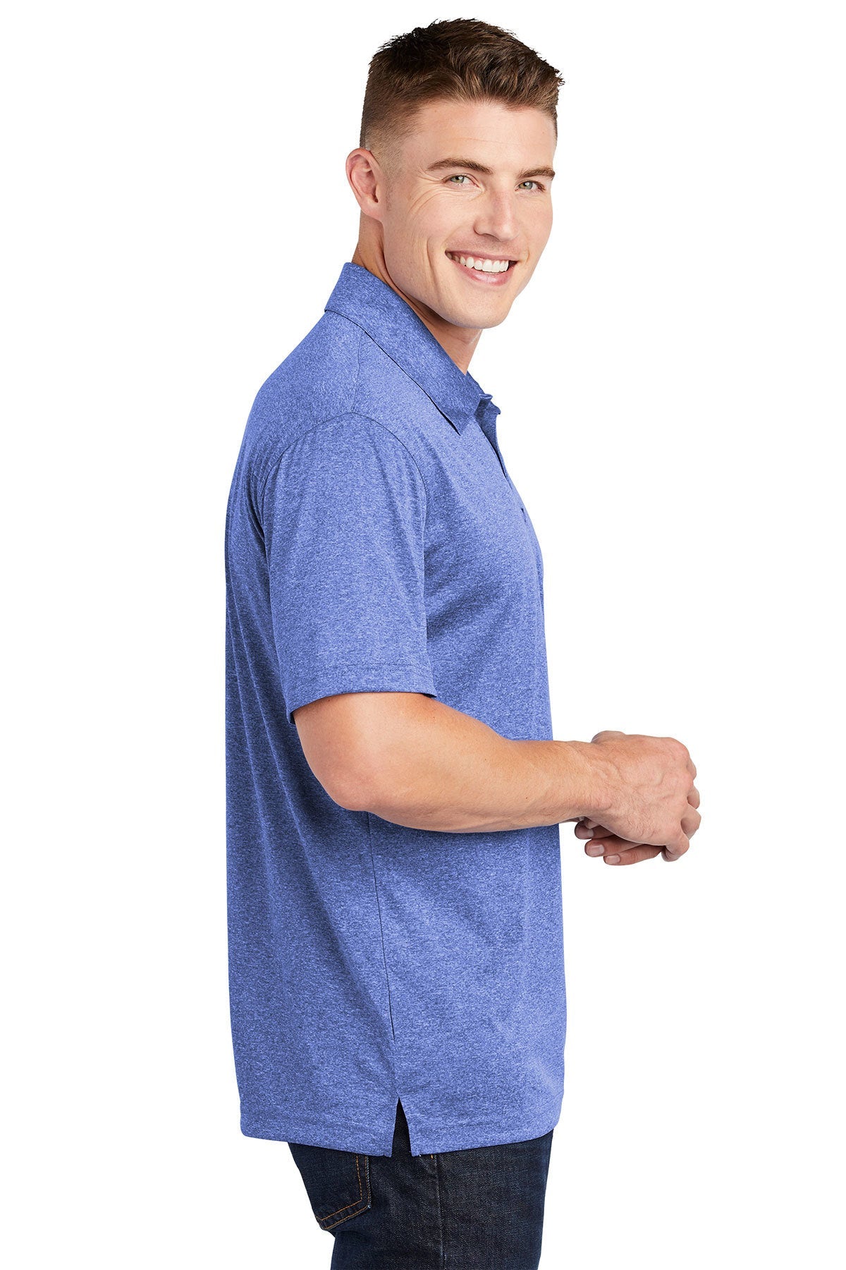 sport-tek_st660 _true royal heather_company_logo_polos