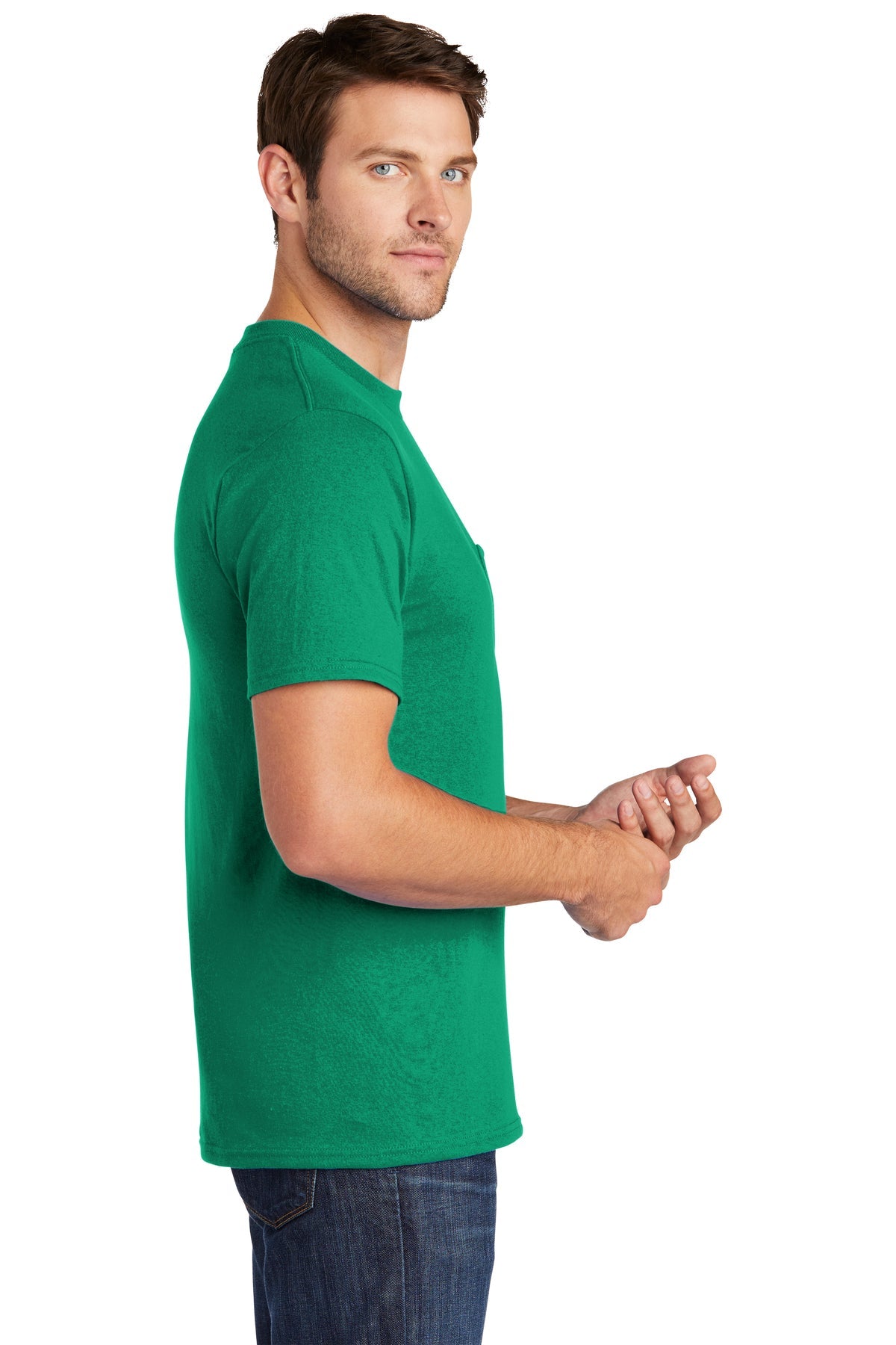 Port & Company Core Cotton Pocket Tee
