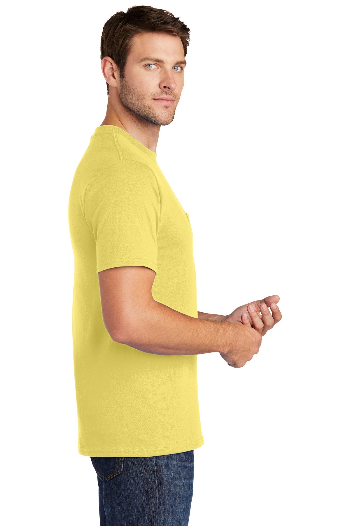 Port & Company Core Cotton Pocket Tee