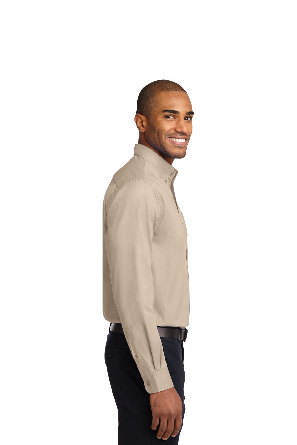 port authority_s608es _stone_company_logo_button downs