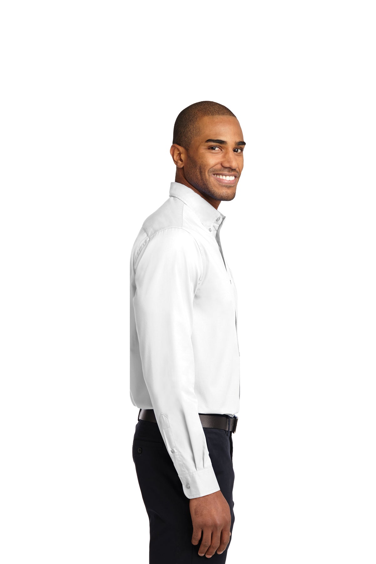 port authority_s608es _white/ light stone*_company_logo_button downs