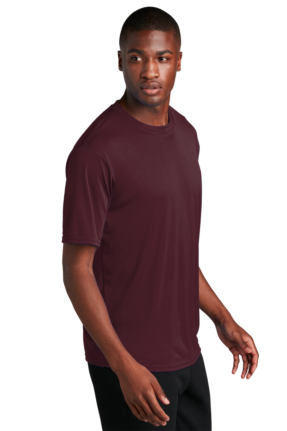 Port & Company Performance Branded Tee's, Athletic Maroon