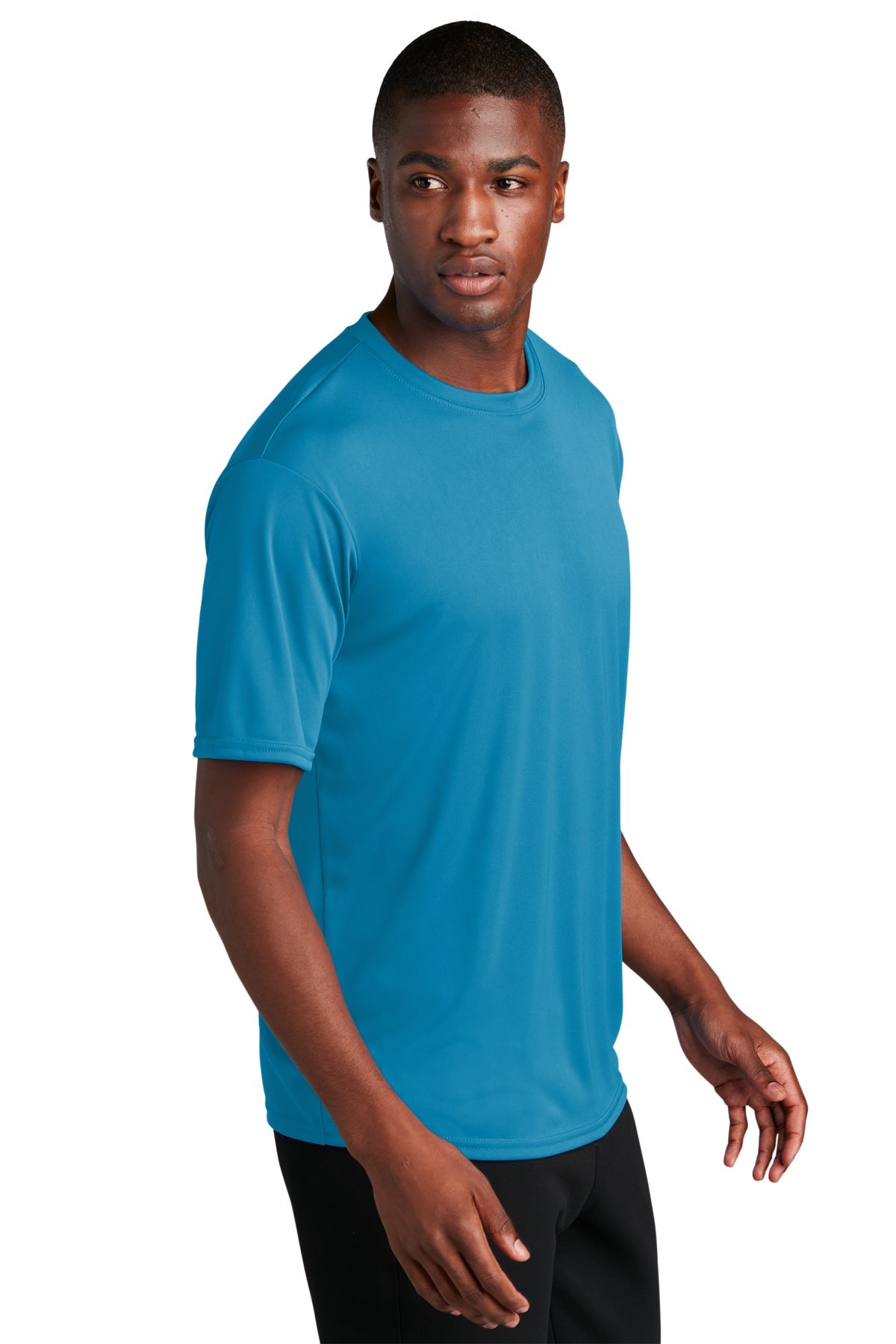 Port & Company Performance Customized Tee's, Neon Blue
