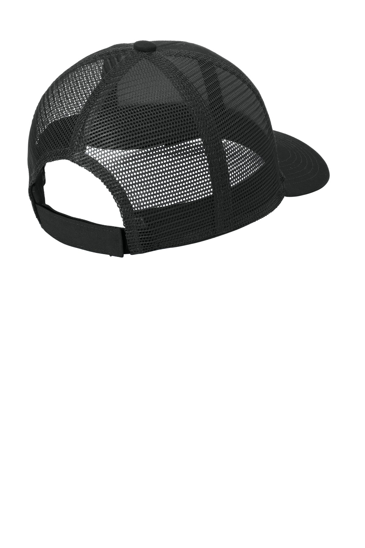Port Authority Adjustable Mesh Back Branded Caps, Black