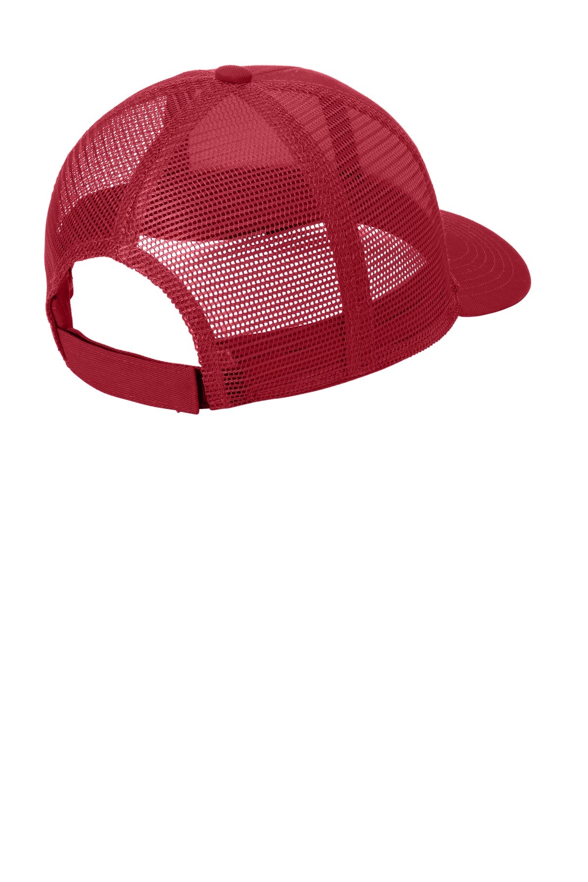 Port Authority Adjustable Mesh Back Branded Caps, Chili Red