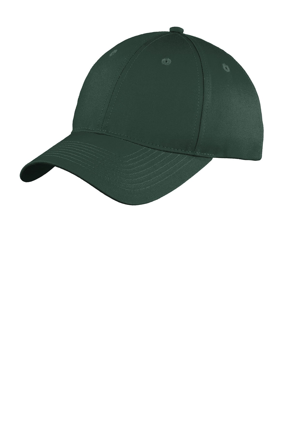 Port Authority Six Panel Twill Branded Caps, Hunter