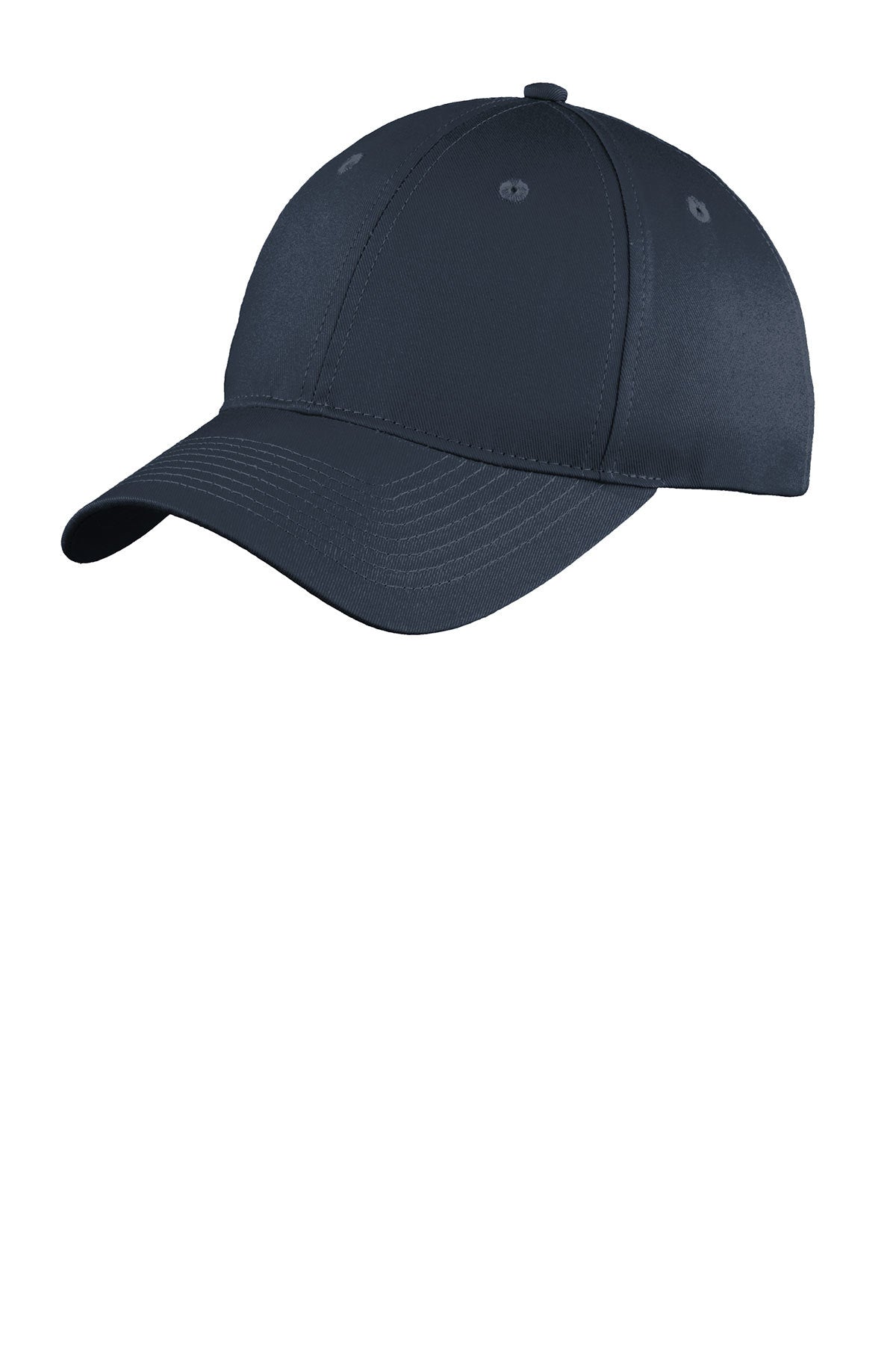 Port Authority Six Panel Twill Branded Caps, Navy