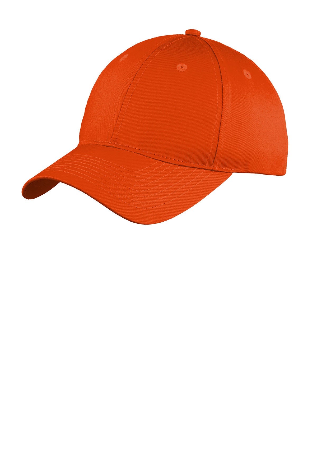Port Authority Six Panel Twill Custom Caps, Orange