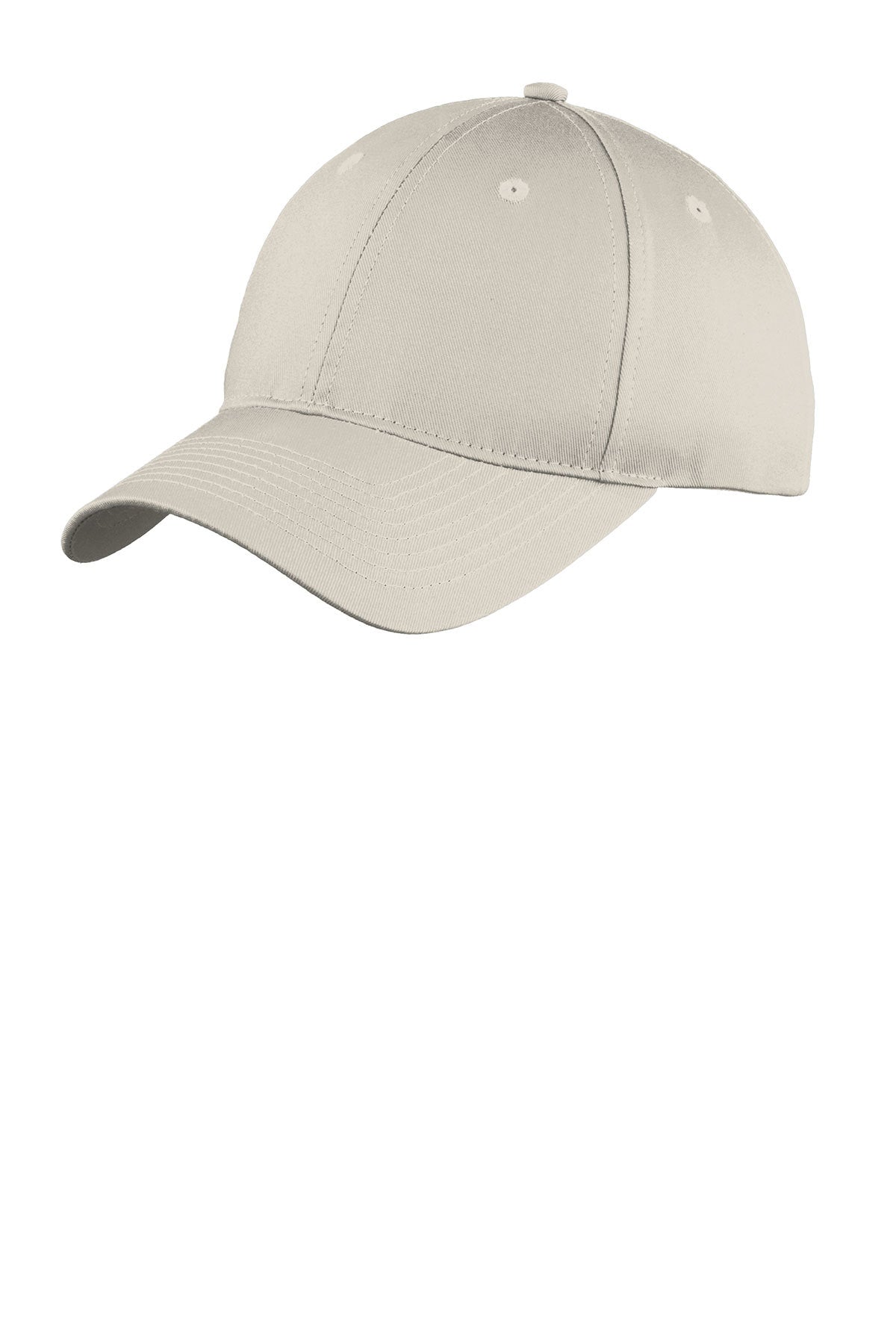 Port Authority Six Panel Twill Custom Caps, Oyster