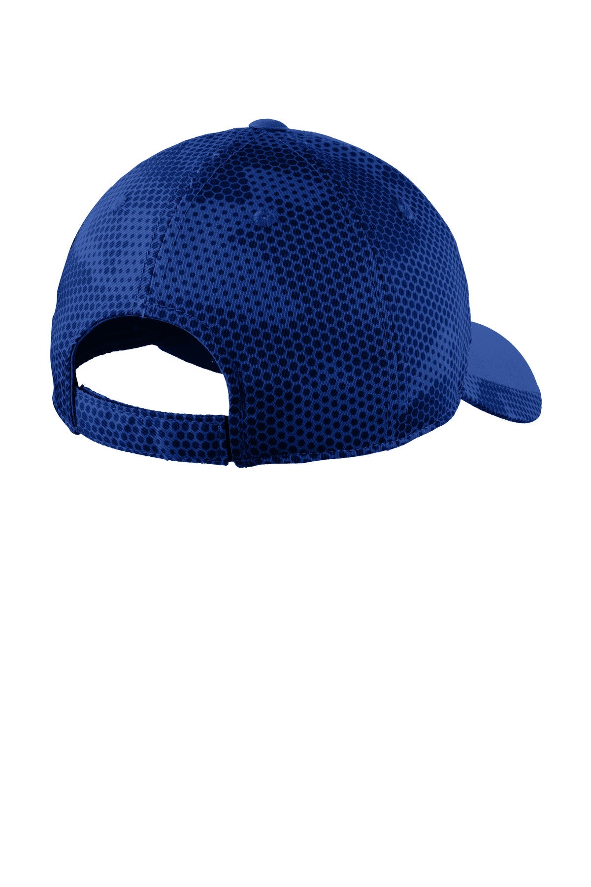 Sport-Tek Branded CamoHex Caps, True Royal