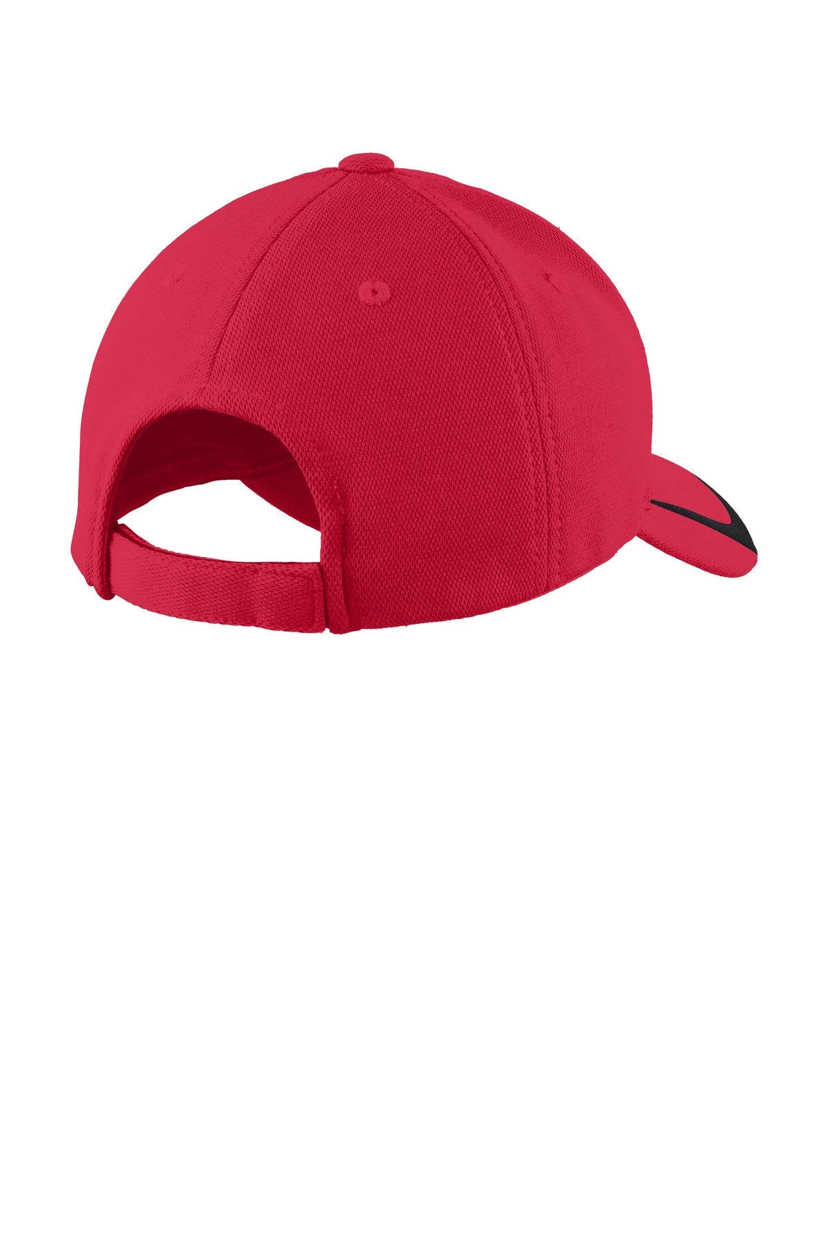Sport-Tek Pique Custom Colorblock Caps, True Red/ Black