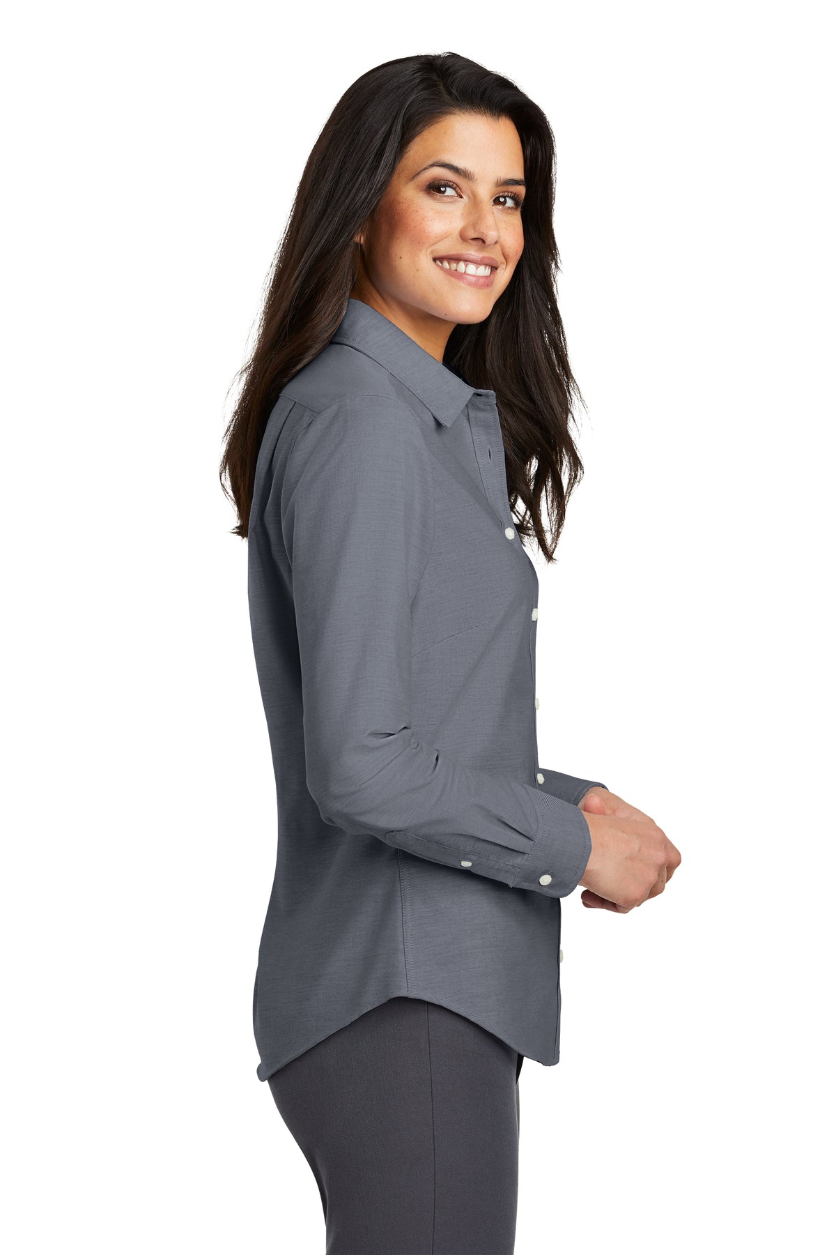 port authority_l658 _black_company_logo_button downs