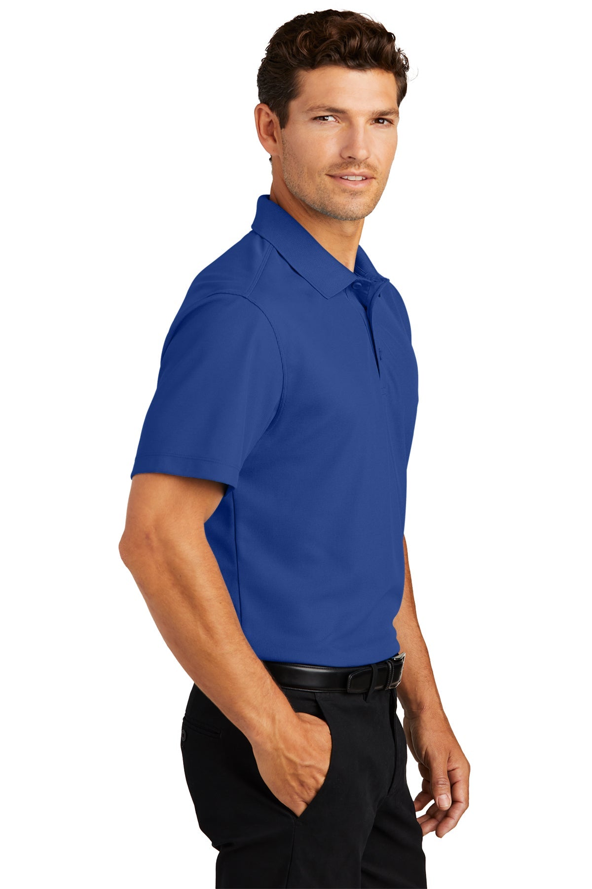 Port Authority Dry Zone Customized Grid Polos, True Royal [Osage LLC]