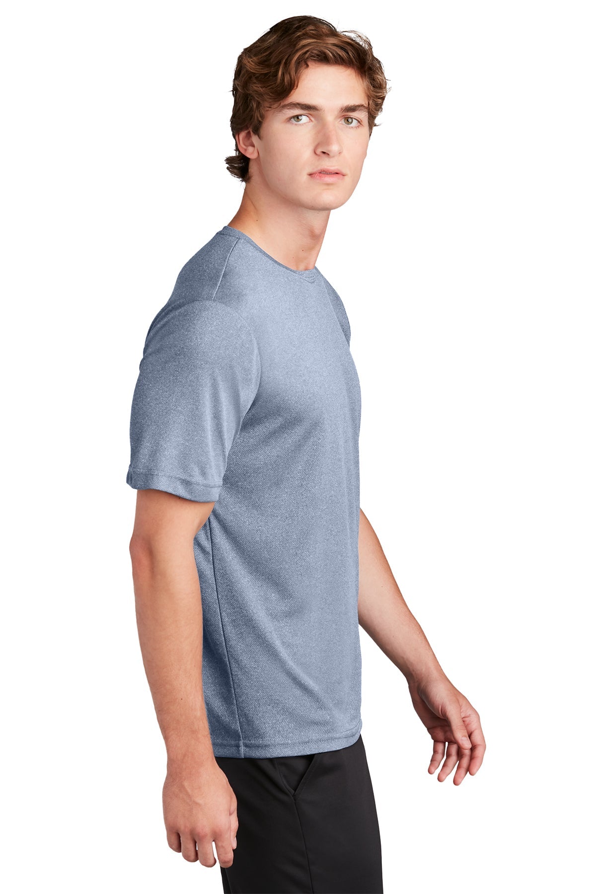 Sport-Tek PosiCharge Branded RacerMesh Tee's, True Navy Heather