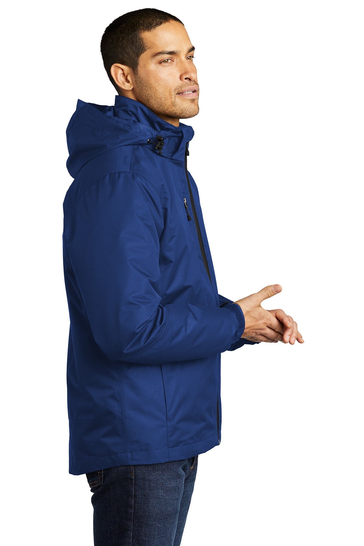 port authority_j332 _night sky blue/ black_company_logo_jackets