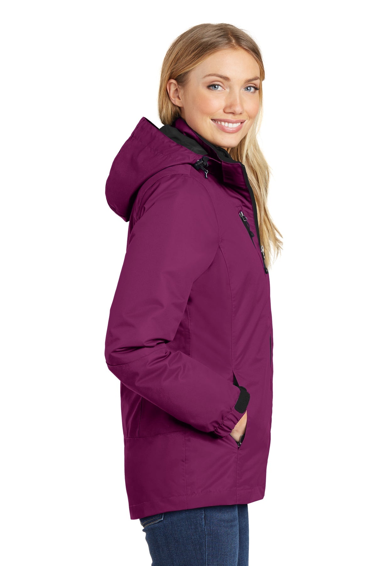 port authority_l332 _very berry/ black_company_logo_jackets