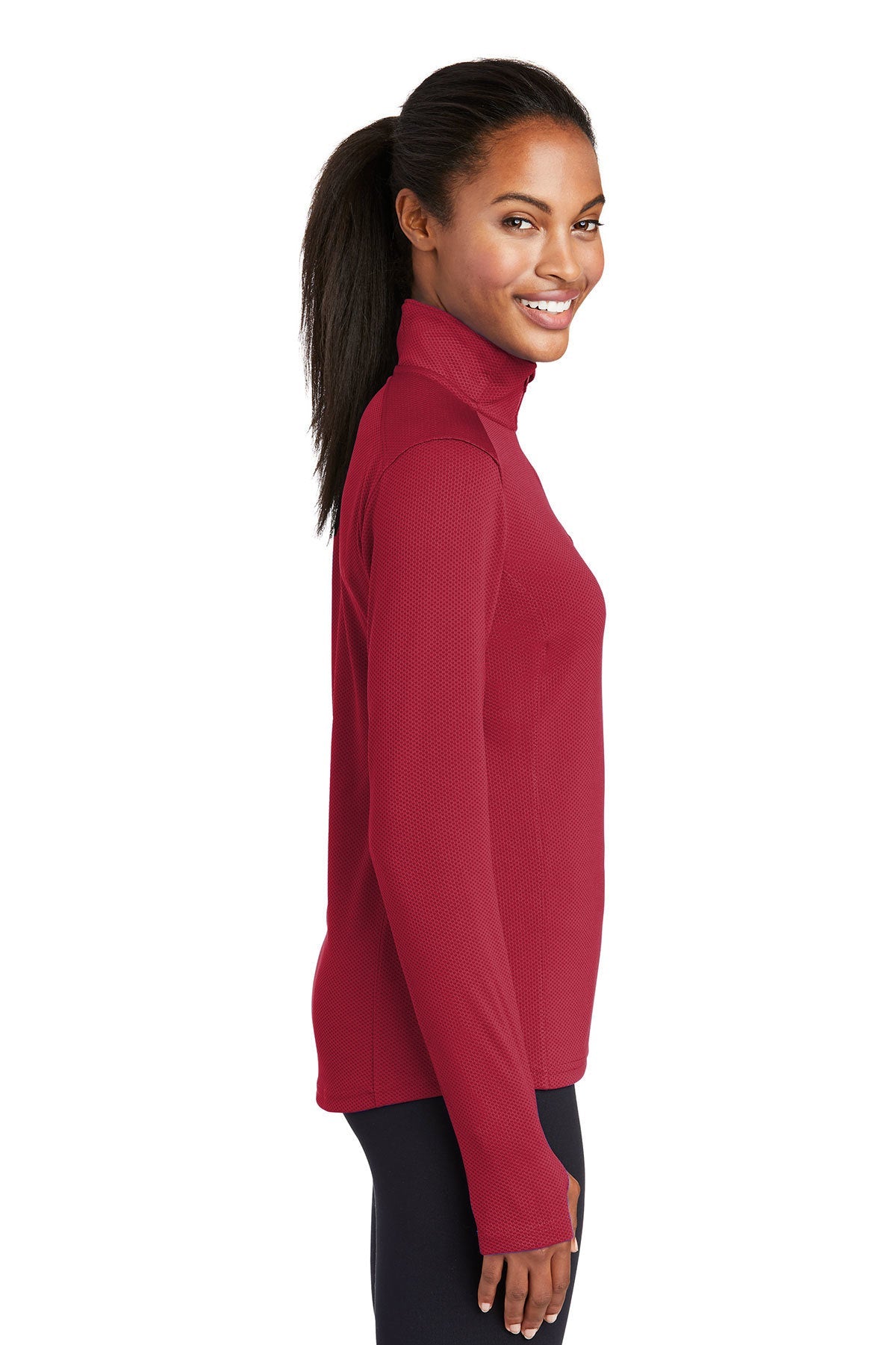 sport-tek_lst860 _deep red_company_logo_sweatshirts