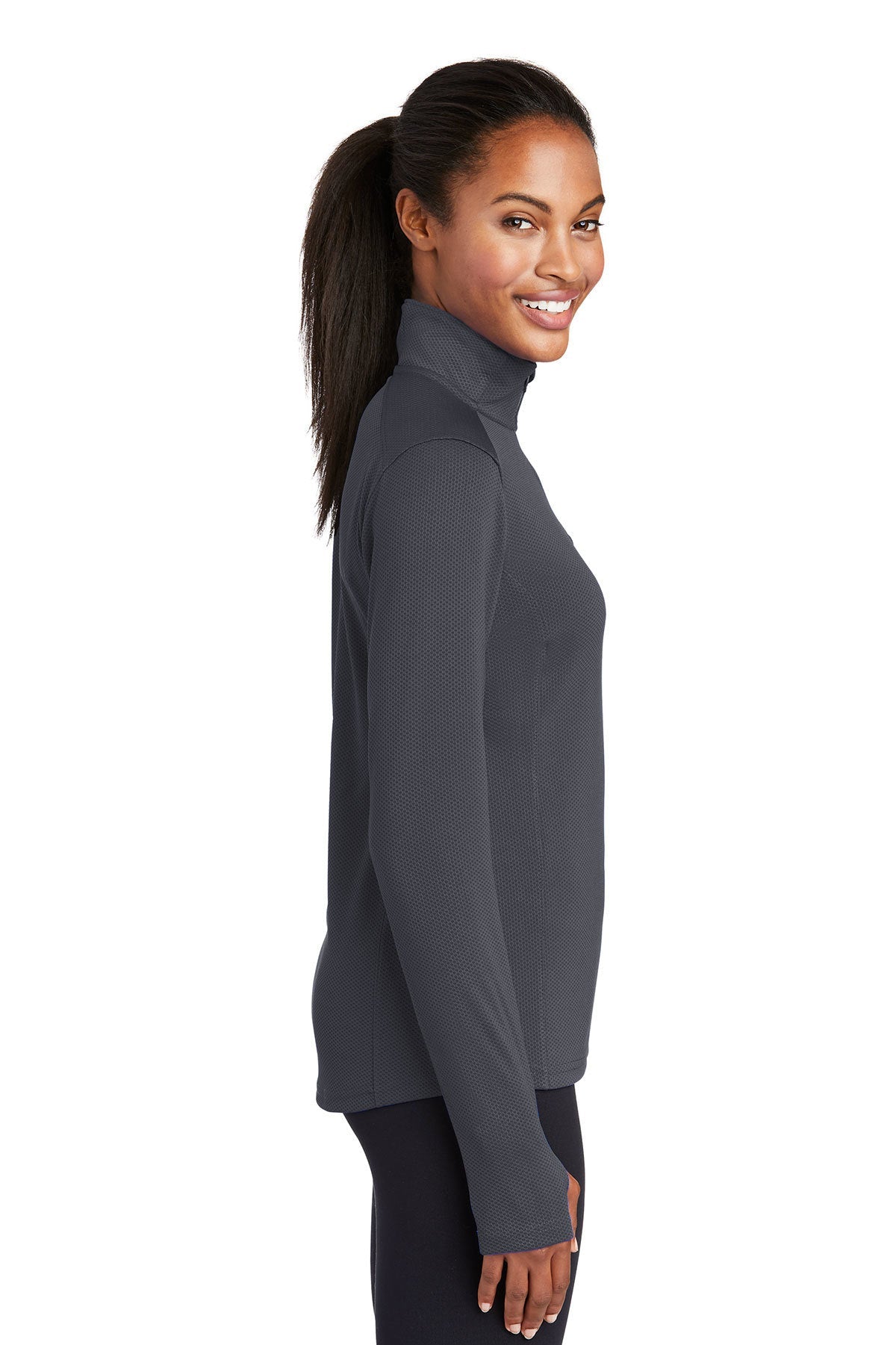 sport-tek_lst860 _iron grey_company_logo_sweatshirts