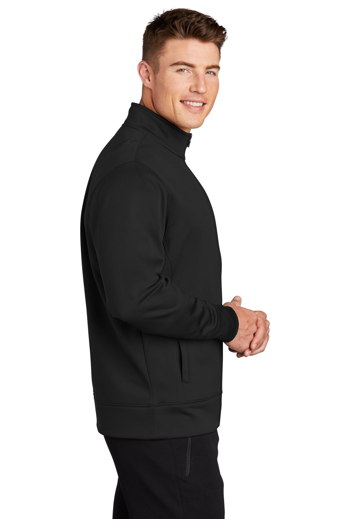 sport-tek_st241 _black_company_logo_sweatshirts